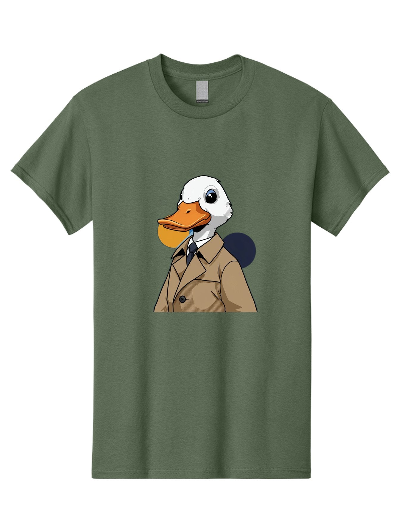 Duck-In-Suit-5 Men'S Graphic Tee, 100% Cotton, Comfortable Casual Summer Wear, Machine Washable, Vintage Camera, Old Camera, Antique Camera, Black Camera, Classic Photography, Photography Equipment, Nostalgic Device, Film Camera, Camera Art Bam343 5