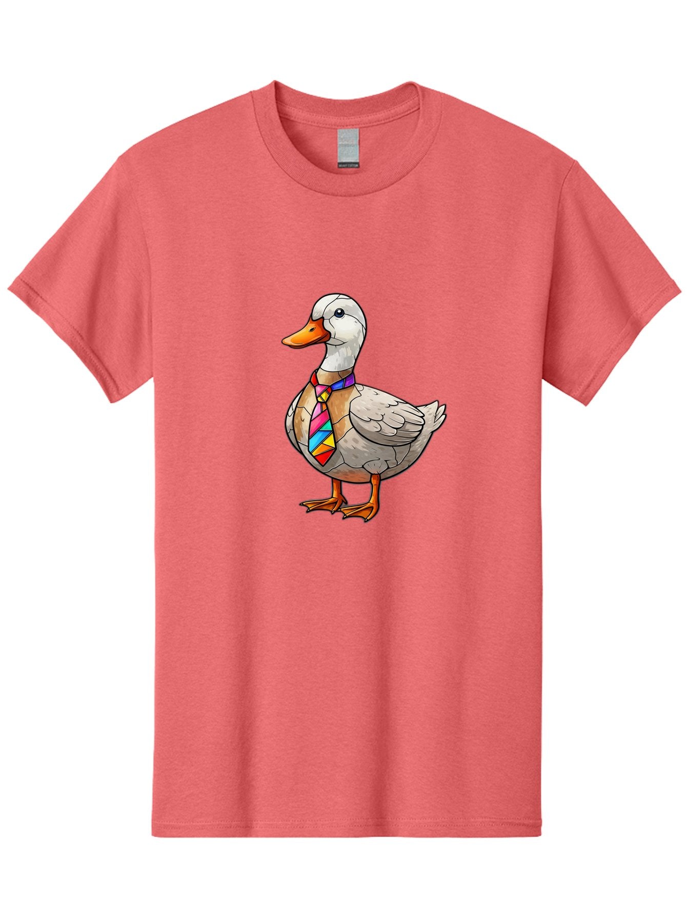 Duck-With-Tie Men'S Graphic Tee, 100% Cotton, Comfortable Casual Summer Wear, Machine Washable, Vintage Camera, Old Camera, Antique Camera, Black Camera, Classic Photography, Photography Equipment, Nostalgic Device, Film Camera, Camera Art Bam351
