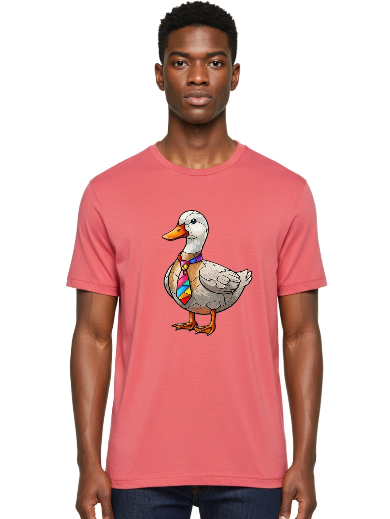 Duck-With-Tie Men'S Graphic Tee, 100% Cotton, Comfortable Casual Summer Wear, Machine Washable, Vintage Camera, Old Camera, Antique Camera, Black Camera, Classic Photography, Photography Equipment, Nostalgic Device, Film Camera, Camera Art Bam351 19