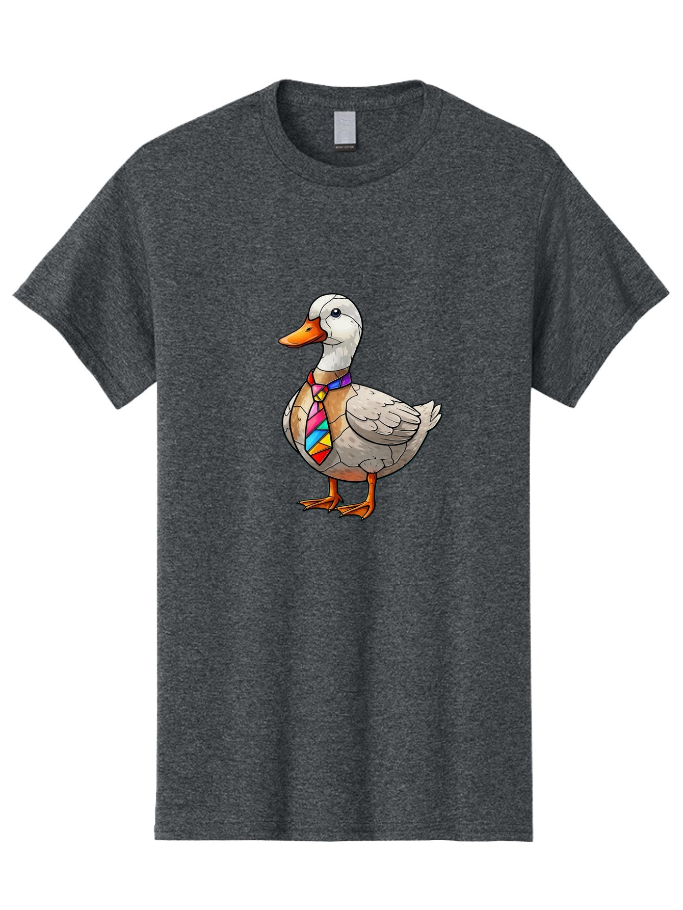 Duck-With-Tie Men'S Graphic Tee, 100% Cotton, Comfortable Casual Summer Wear, Machine Washable, Vintage Camera, Old Camera, Antique Camera, Black Camera, Classic Photography, Photography Equipment, Nostalgic Device, Film Camera, Camera Art Bam351 3