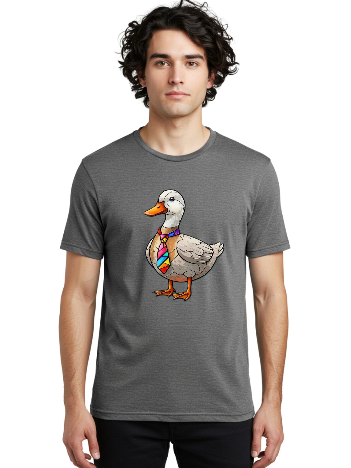 Duck-With-Tie Men'S Graphic Tee, 100% Cotton, Comfortable Casual Summer Wear, Machine Washable, Vintage Camera, Old Camera, Antique Camera, Black Camera, Classic Photography, Photography Equipment, Nostalgic Device, Film Camera, Camera Art Bam351 28