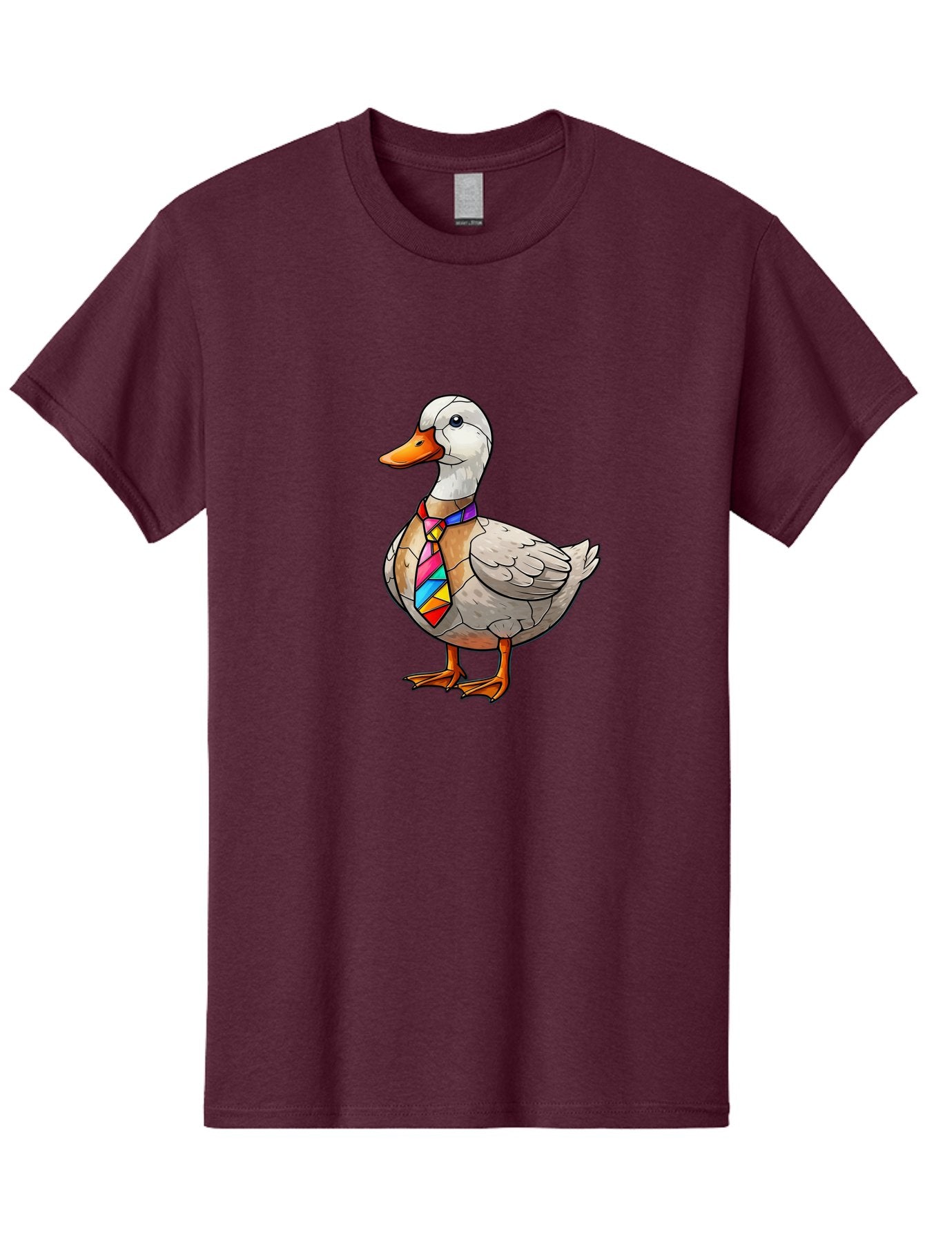 Duck-With-Tie Men'S Graphic Tee, 100% Cotton, Comfortable Casual Summer Wear, Machine Washable, Vintage Camera, Old Camera, Antique Camera, Black Camera, Classic Photography, Photography Equipment, Nostalgic Device, Film Camera, Camera Art Bam351