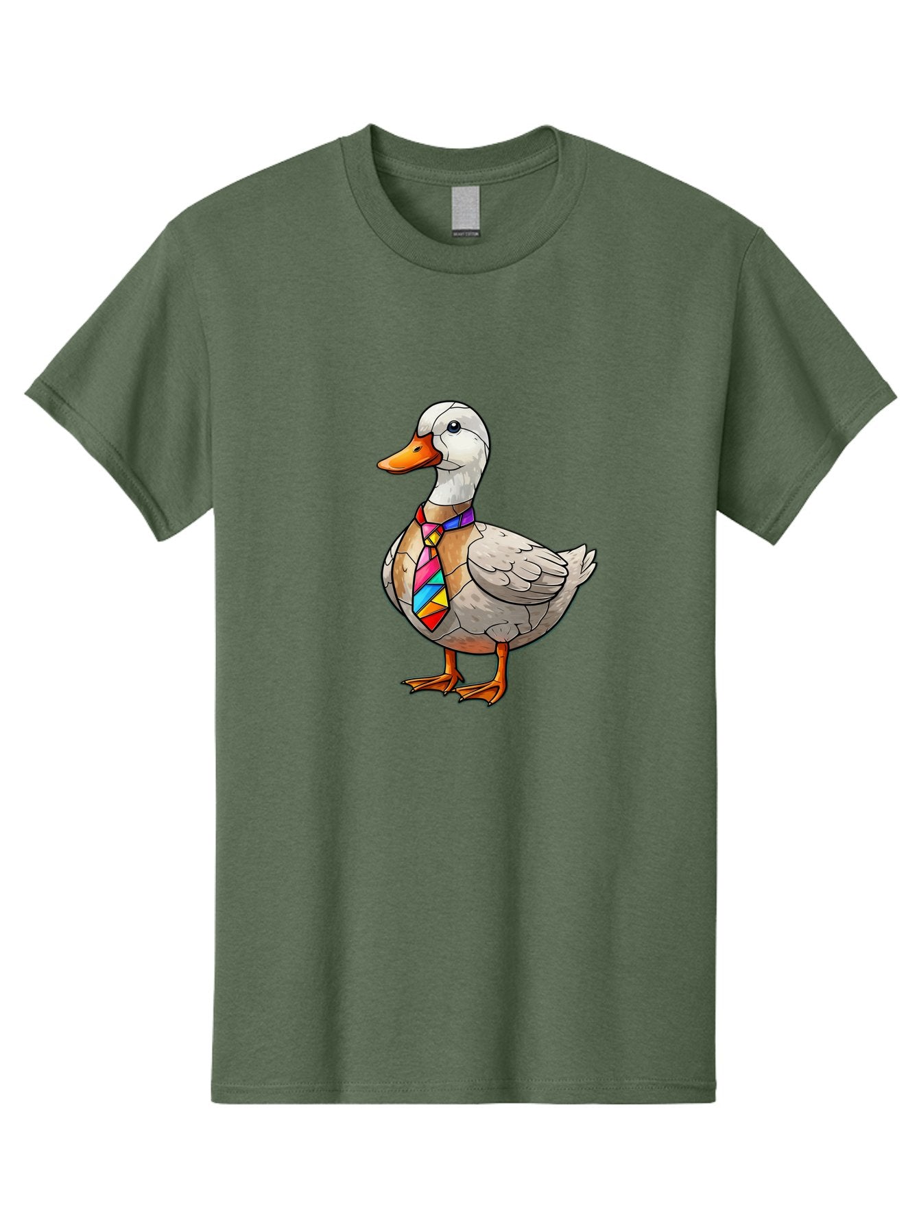 Duck-With-Tie Men'S Graphic Tee, 100% Cotton, Comfortable Casual Summer Wear, Machine Washable, Vintage Camera, Old Camera, Antique Camera, Black Camera, Classic Photography, Photography Equipment, Nostalgic Device, Film Camera, Camera Art Bam351 8
