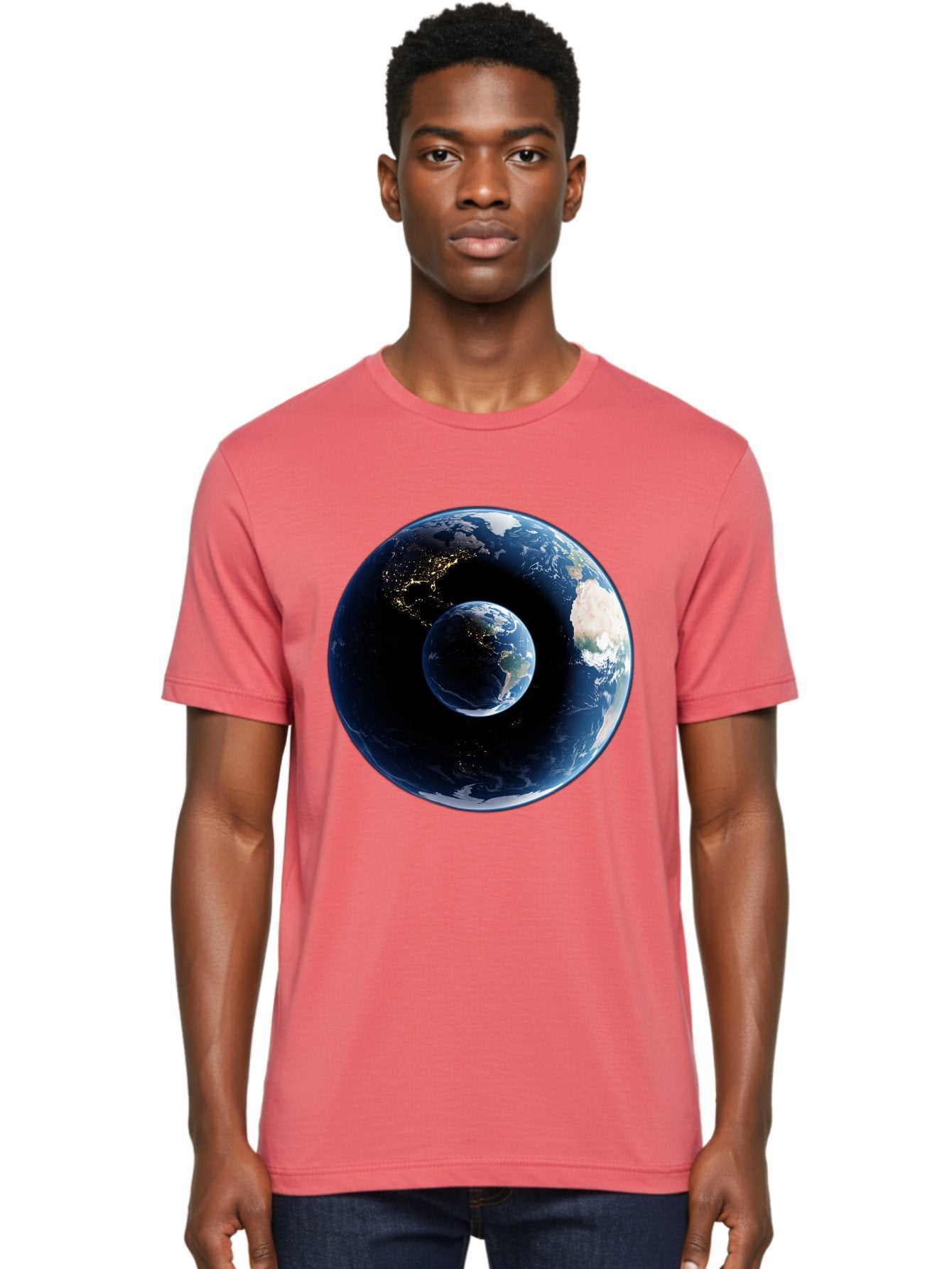 Earth-1 Men'S Graphic Tee, 100% Cotton, Comfortable Casual Summer Wear, Machine Washable, Vintage Camera, Old Camera, Antique Camera, Black Camera, Classic Photography, Photography Equipment, Nostalgic Device, Film Camera, Camera Art Bam354 28