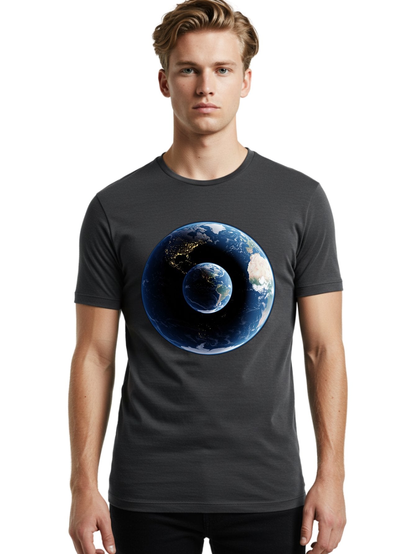 Earth-1 Men'S Graphic Tee, 100% Cotton, Comfortable Casual Summer Wear, Machine Washable, Vintage Camera, Old Camera, Antique Camera, Black Camera, Classic Photography, Photography Equipment, Nostalgic Device, Film Camera, Camera Art Bam354 26