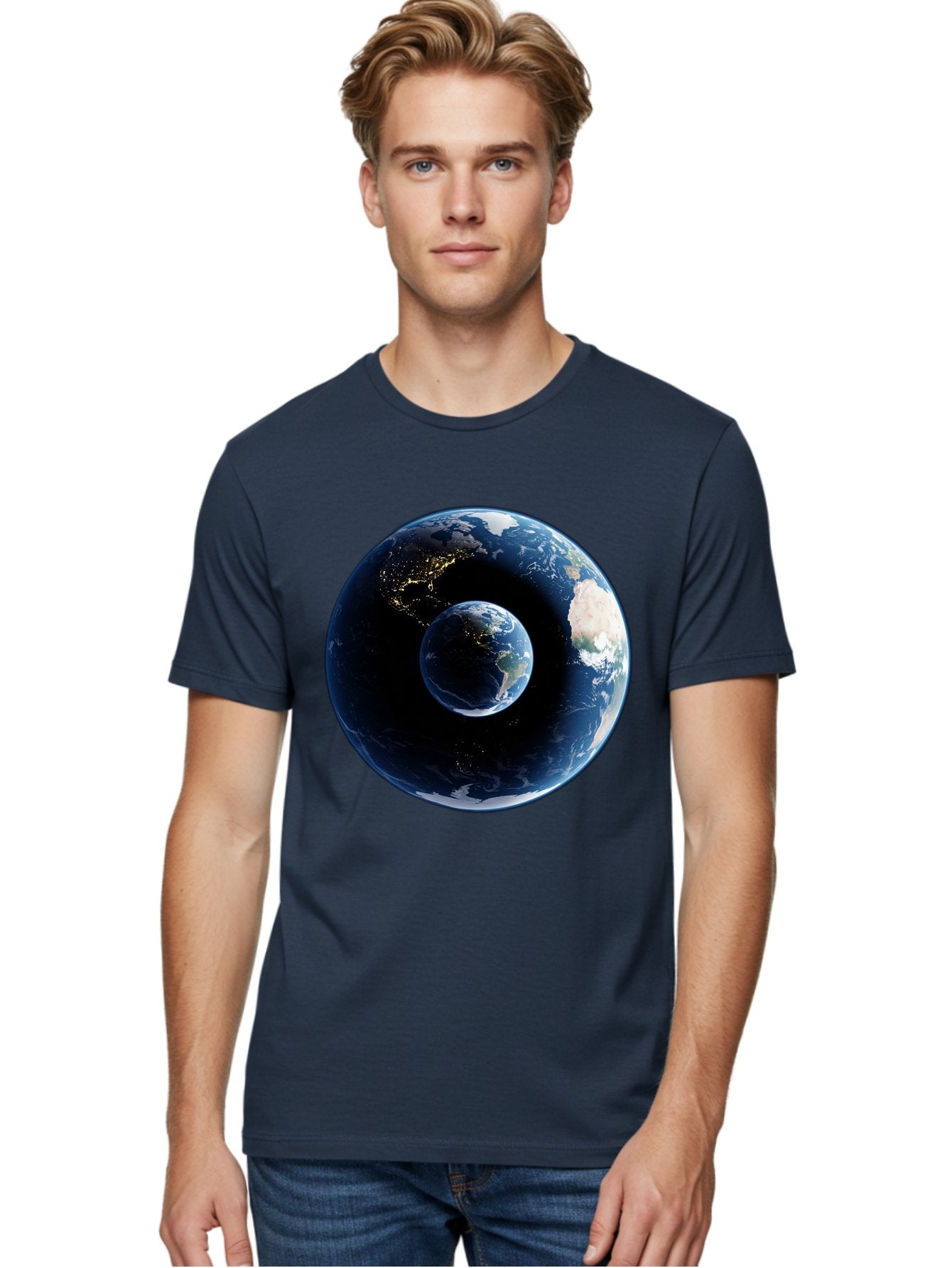 Earth-1 Men'S Graphic Tee, 100% Cotton, Comfortable Casual Summer Wear, Machine Washable, Vintage Camera, Old Camera, Antique Camera, Black Camera, Classic Photography, Photography Equipment, Nostalgic Device, Film Camera, Camera Art Bam354 23