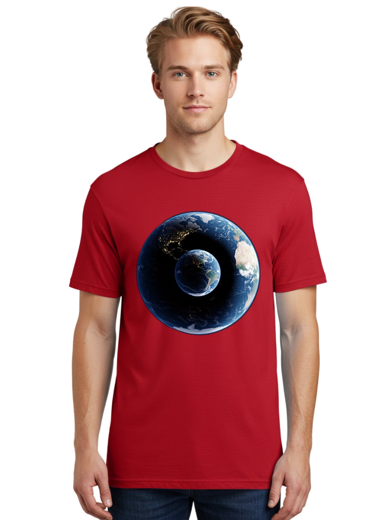 Earth-1 Men'S Graphic Tee, 100% Cotton, Comfortable Casual Summer Wear, Machine Washable, Vintage Camera, Old Camera, Antique Camera, Black Camera, Classic Photography, Photography Equipment, Nostalgic Device, Film Camera, Camera Art Bam354 29