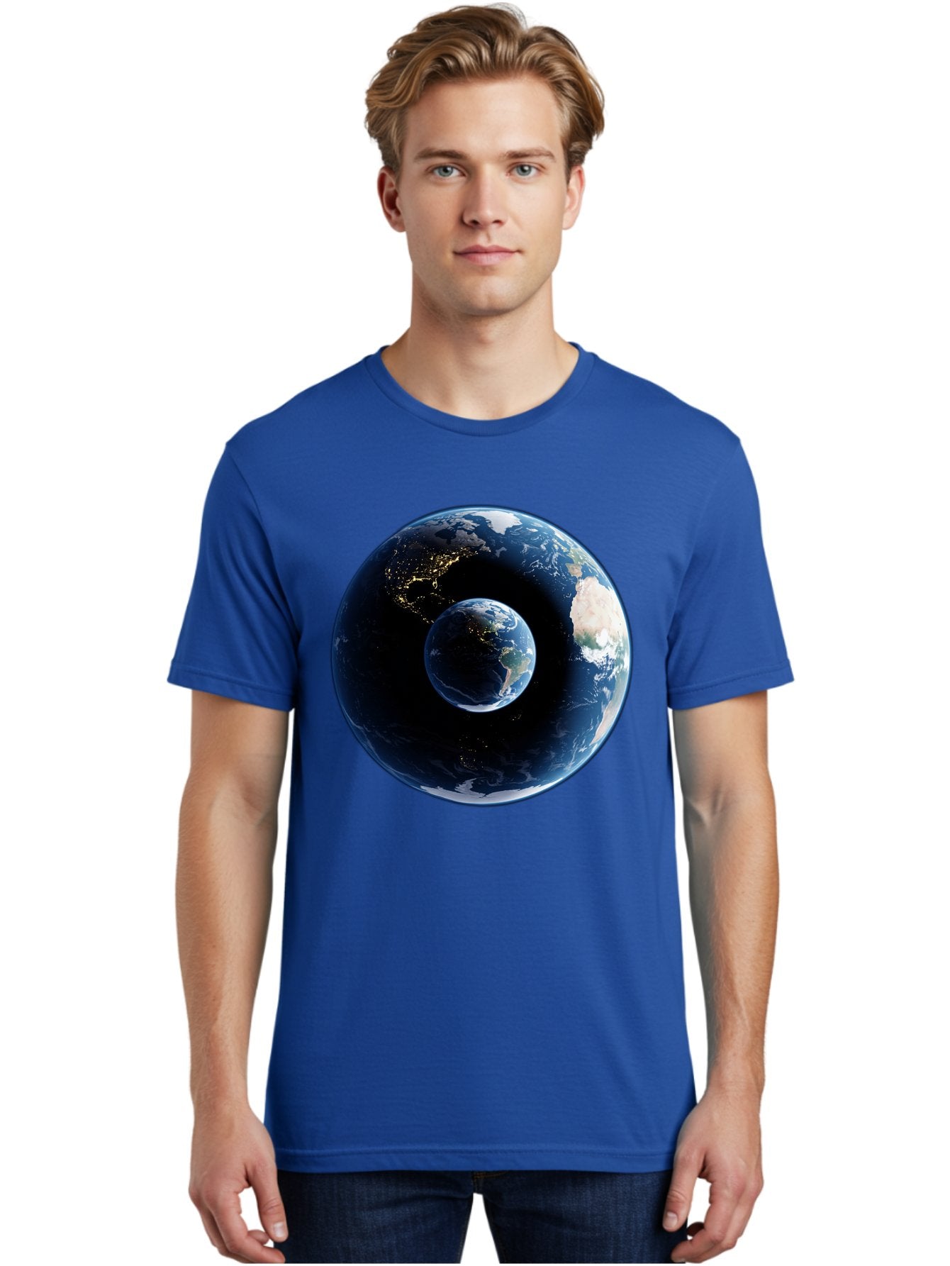 Earth-1 Men'S Graphic Tee, 100% Cotton, Comfortable Casual Summer Wear, Machine Washable, Vintage Camera, Old Camera, Antique Camera, Black Camera, Classic Photography, Photography Equipment, Nostalgic Device, Film Camera, Camera Art Bam354 24