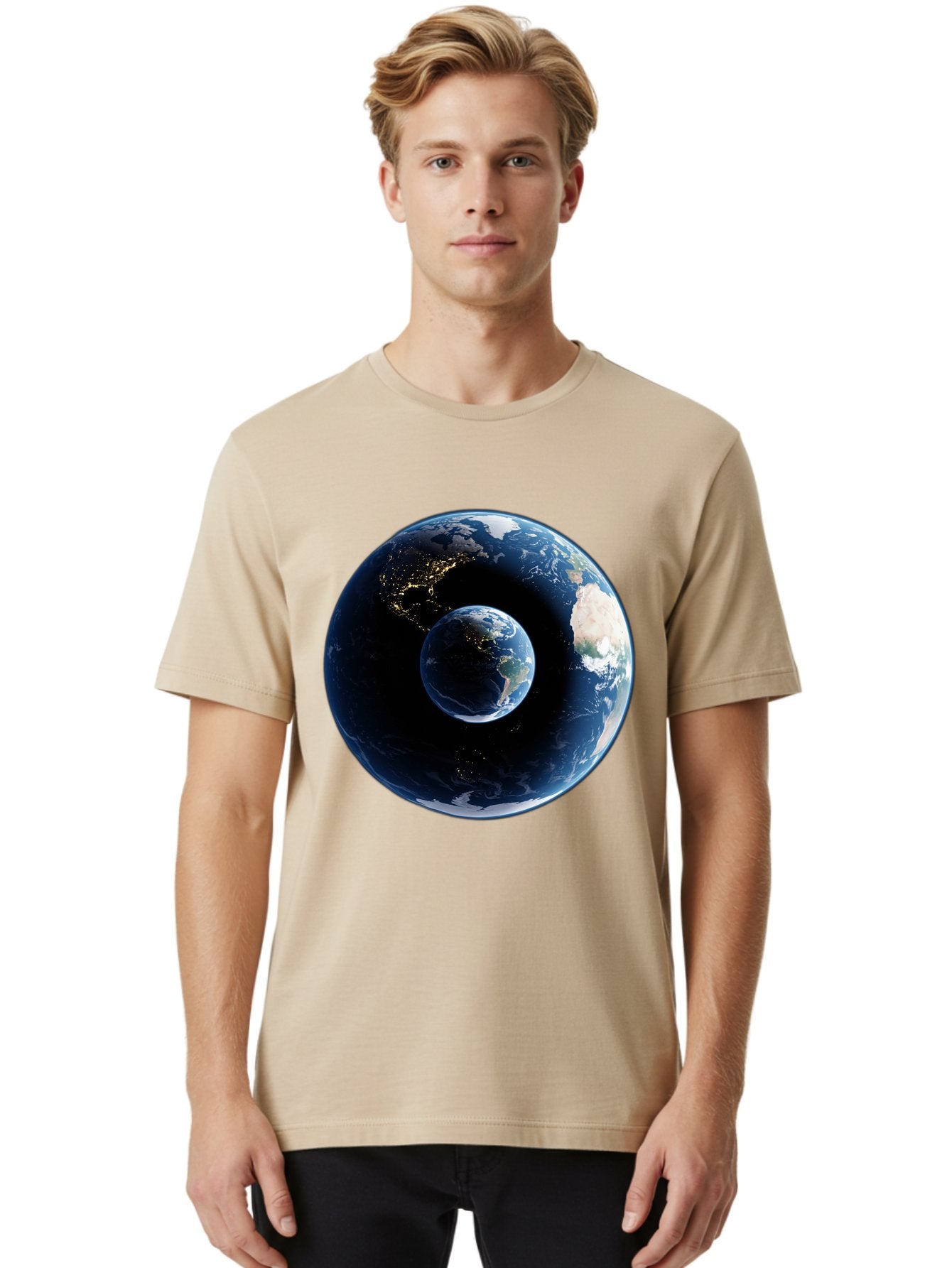 Earth-1 Men'S Graphic Tee, 100% Cotton, Comfortable Casual Summer Wear, Machine Washable, Vintage Camera, Old Camera, Antique Camera, Black Camera, Classic Photography, Photography Equipment, Nostalgic Device, Film Camera, Camera Art Bam354 25