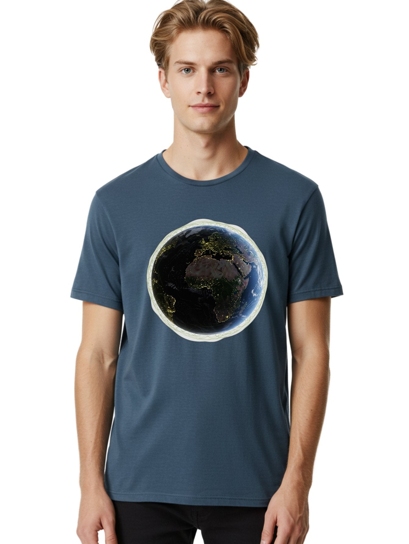 Earth-At-Night Men'S Graphic Tee, 100% Cotton, Comfortable Casual Summer Wear, Machine Washable, Vintage Camera, Old Camera, Antique Camera, Black Camera, Classic Photography, Photography Equipment, Nostalgic Device, Film Camera, Camera Art Bam355 21