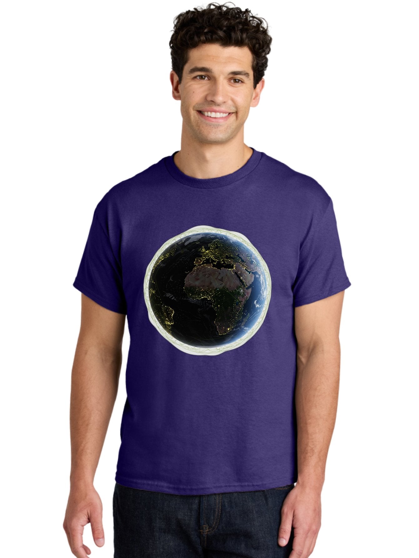 Earth-At-Night Men'S Graphic Tee, 100% Cotton, Comfortable Casual Summer Wear, Machine Washable, Vintage Camera, Old Camera, Antique Camera, Black Camera, Classic Photography, Photography Equipment, Nostalgic Device, Film Camera, Camera Art Bam355 25