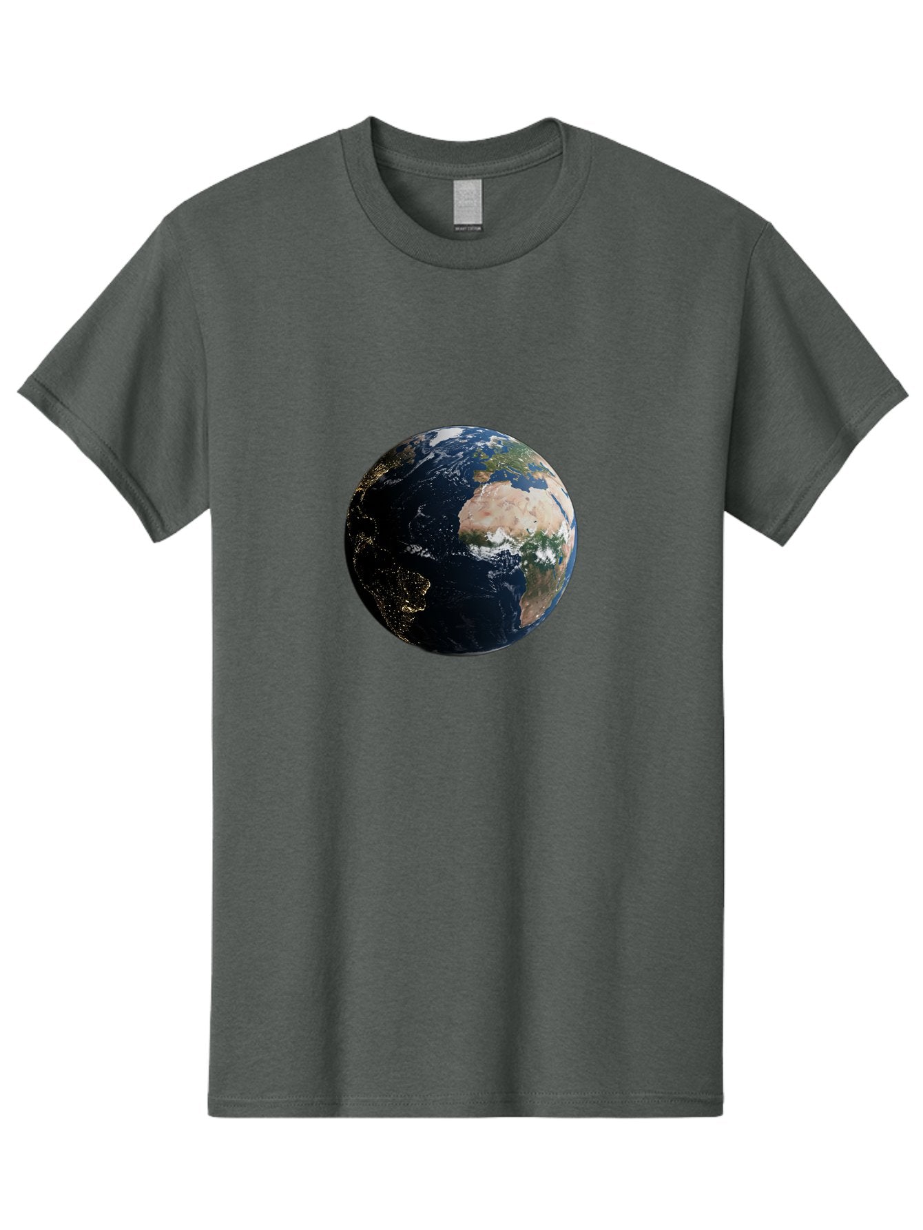Earth-From-Space-1 Men'S Graphic Tee, 100% Cotton, Comfortable Casual Summer Wear, Machine Washable, Vintage Camera, Old Camera, Antique Camera, Black Camera, Classic Photography, Photography Equipment, Nostalgic Device, Film Camera, Bam356 15