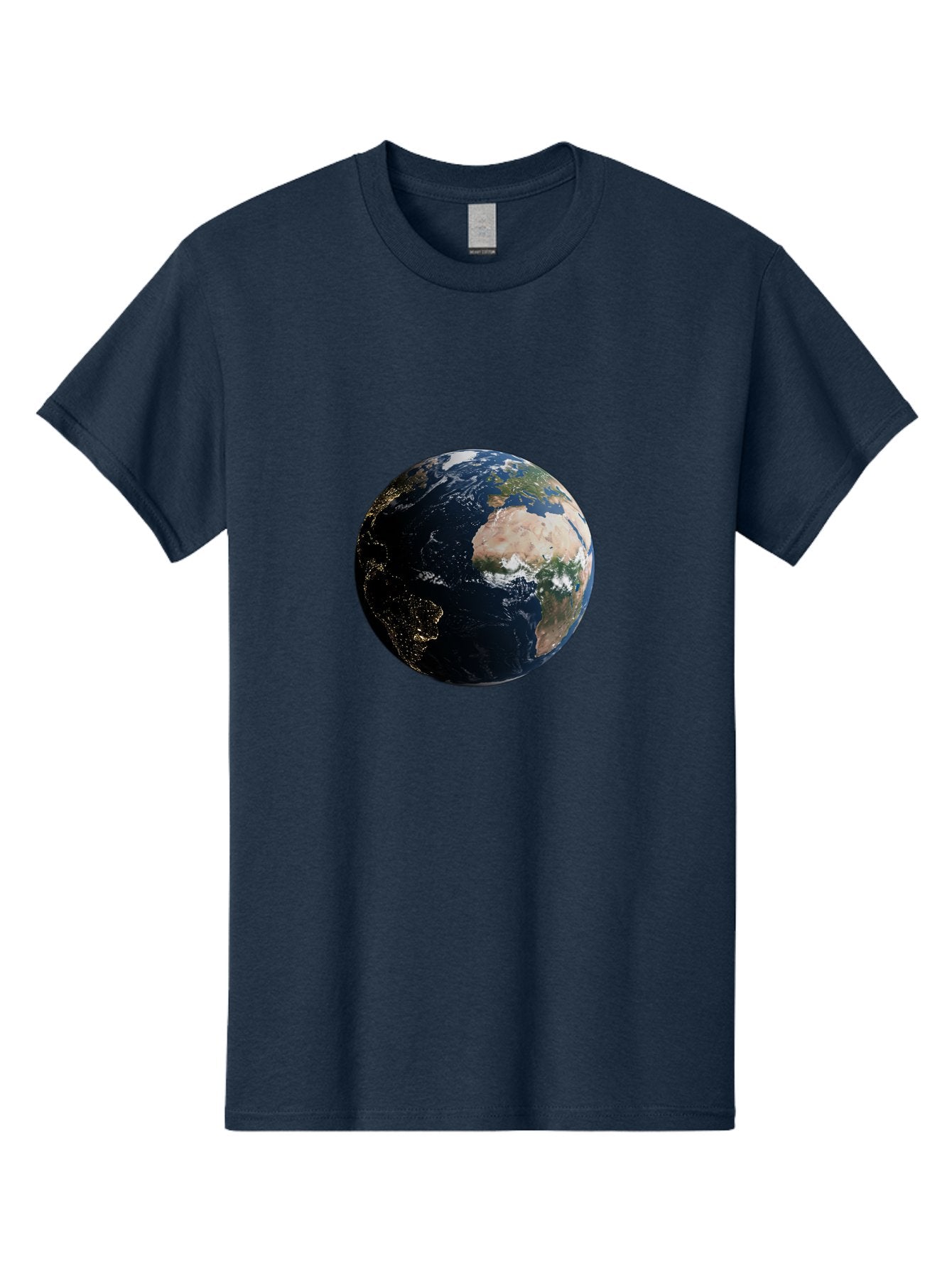 Earth-From-Space-1 Men'S Graphic Tee, 100% Cotton, Comfortable Casual Summer Wear, Machine Washable, Vintage Camera, Old Camera, Antique Camera, Black Camera, Classic Photography, Photography Equipment, Nostalgic Device, Film Camera, Bam356 13