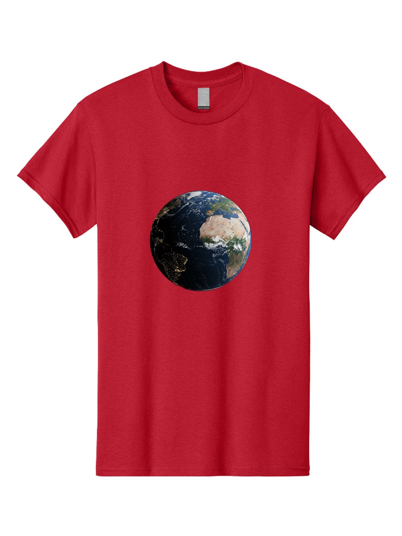 Earth-From-Space-1 Men'S Graphic Tee, 100% Cotton, Comfortable Casual Summer Wear, Machine Washable, Vintage Camera, Old Camera, Antique Camera, Black Camera, Classic Photography, Photography Equipment, Nostalgic Device, Film Camera, Bam356 6
