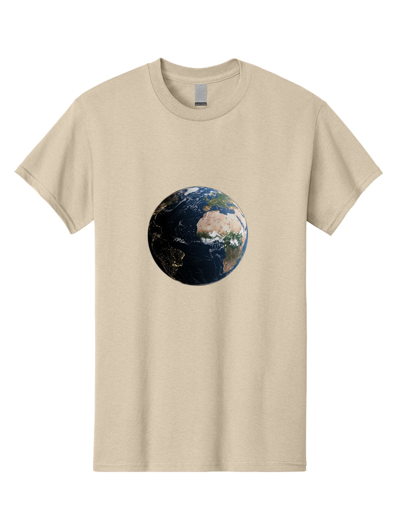 Earth-From-Space-1 Men'S Graphic Tee, 100% Cotton, Comfortable Casual Summer Wear, Machine Washable, Vintage Camera, Old Camera, Antique Camera, Black Camera, Classic Photography, Photography Equipment, Nostalgic Device, Film Camera, Bam356 8