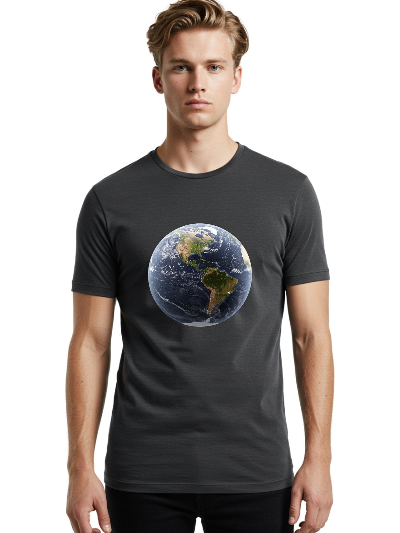 Earth-From-Space Men'S Graphic Tee, 100% Cotton, Comfortable Casual Summer Wear, Machine Washable, Vintage Camera, Old Camera, Antique Camera, Black Camera, Classic Photography, Photography Equipment, Nostalgic Device, Film Camera, Camera Art Bam357 25