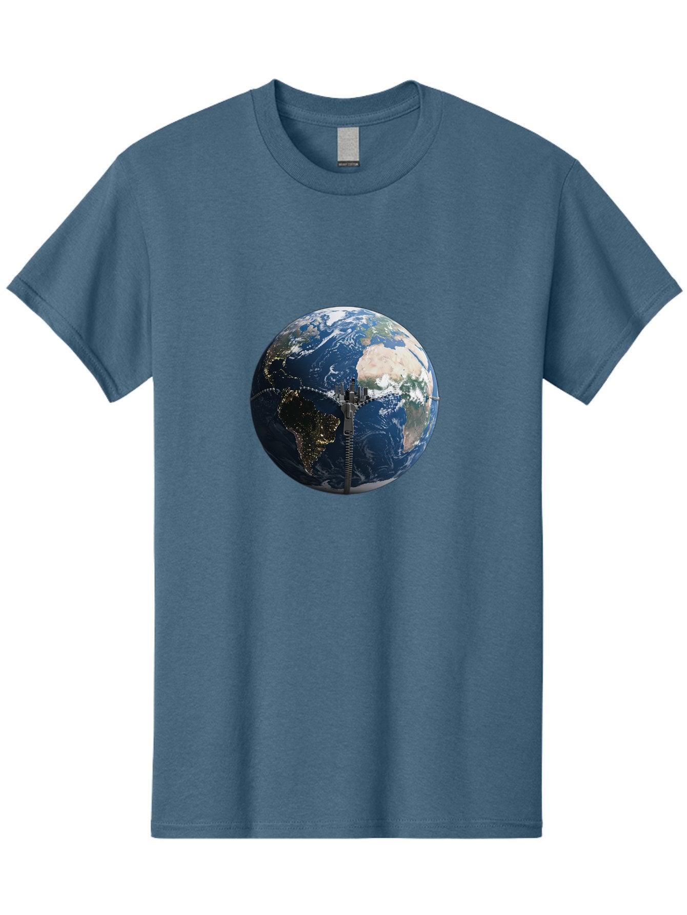 Earth-With-Zip Men'S Graphic Tee, 100% Cotton, Comfortable Casual Summer Wear, Machine Washable, Vintage Camera, Old Camera, Antique Camera, Black Camera, Classic Photography, Photography Equipment, Nostalgic Device, Film Camera, Camera Art Bam360 15