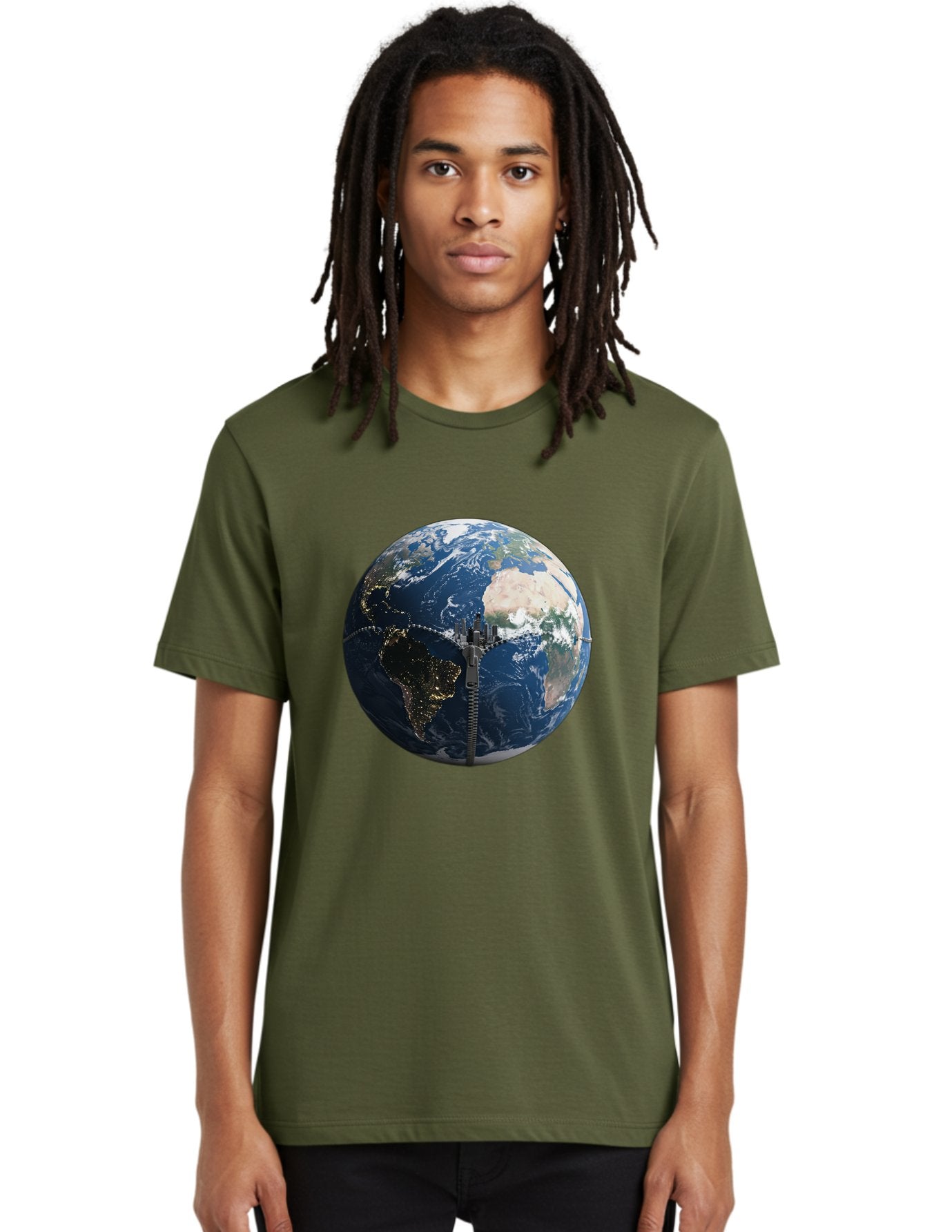 Earth-With-Zip Men'S Graphic Tee, 100% Cotton, Comfortable Casual Summer Wear, Machine Washable, Vintage Camera, Old Camera, Antique Camera, Black Camera, Classic Photography, Photography Equipment, Nostalgic Device, Film Camera, Camera Art Bam360 22