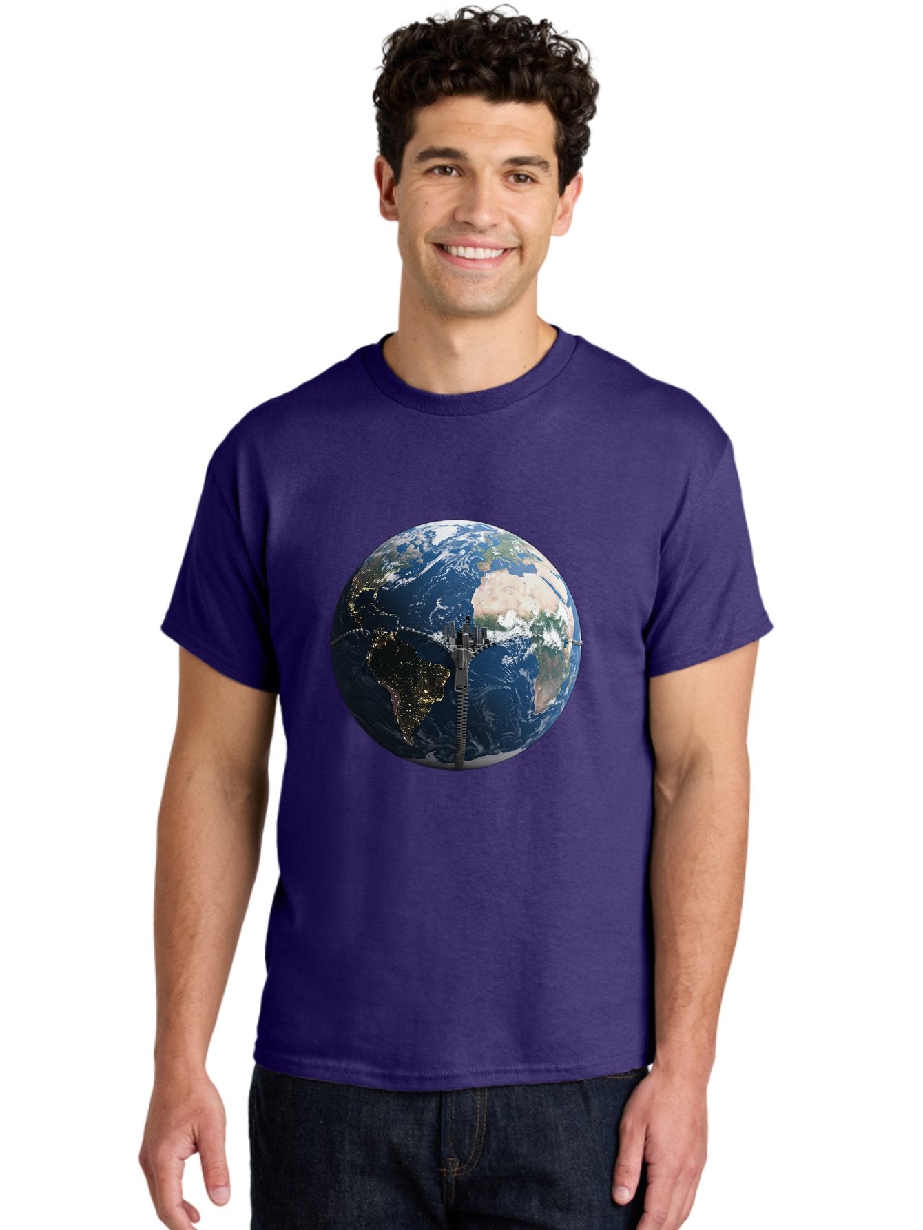 Earth-With-Zip Men'S Graphic Tee, 100% Cotton, Comfortable Casual Summer Wear, Machine Washable, Vintage Camera, Old Camera, Antique Camera, Black Camera, Classic Photography, Photography Equipment, Nostalgic Device, Film Camera, Camera Art Bam360 18