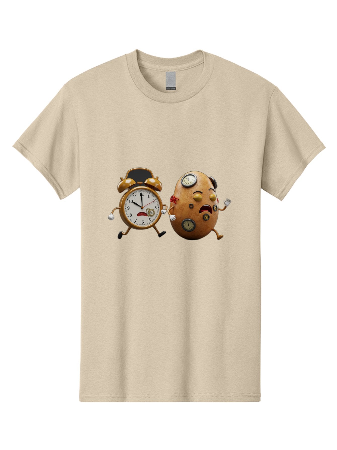 Egg-And-Alarm-Clock Men'S Graphic Tee, 100% Cotton, Comfortable Casual Summer Wear, Machine Washable, Vintage Camera, Old Camera, Antique Camera, Black Camera, Classic Photography, Photography Equipment, Nostalgic Device, Film Camera, Bam367