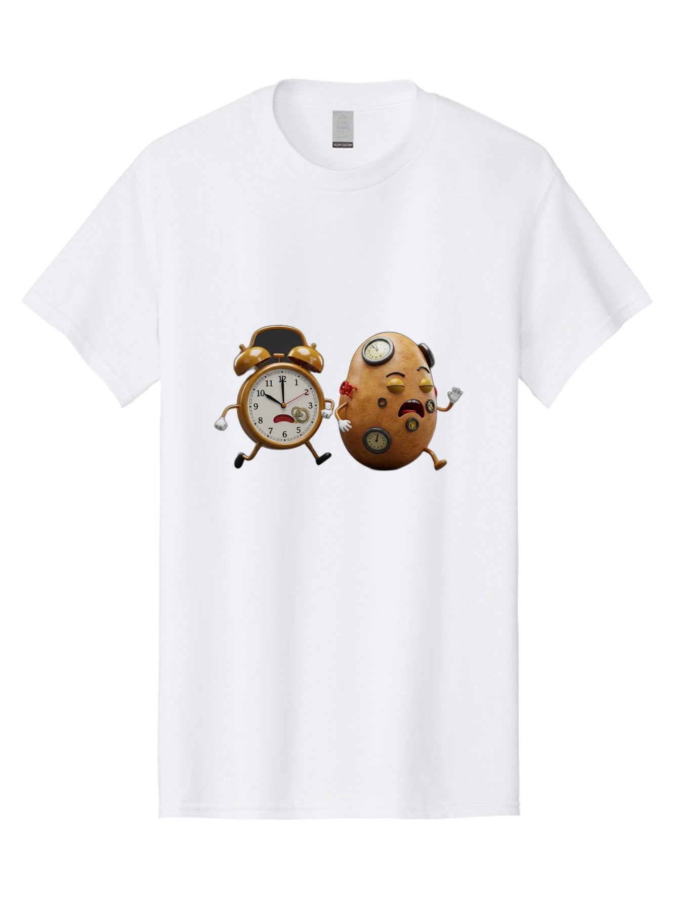 Egg-And-Alarm-Clock Men'S Graphic Tee, 100% Cotton, Comfortable Casual Summer Wear, Machine Washable, Vintage Camera, Old Camera, Antique Camera, Black Camera, Classic Photography, Photography Equipment, Nostalgic Device, Film Camera, Bam367 8