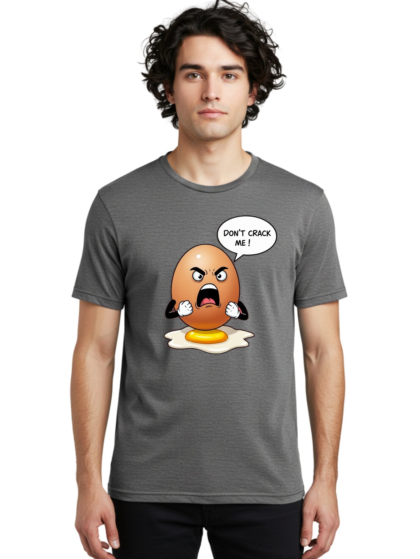 Egg-Don-T-Crack-Me Men'S Graphic Tee, 100% Cotton, Comfortable Casual Summer Wear, Machine Washable, Vintage Camera, Old Camera, Antique Camera, Black Camera, Classic Photography, Photography Equipment, Nostalgic Device, Film Camera, Bam368 25