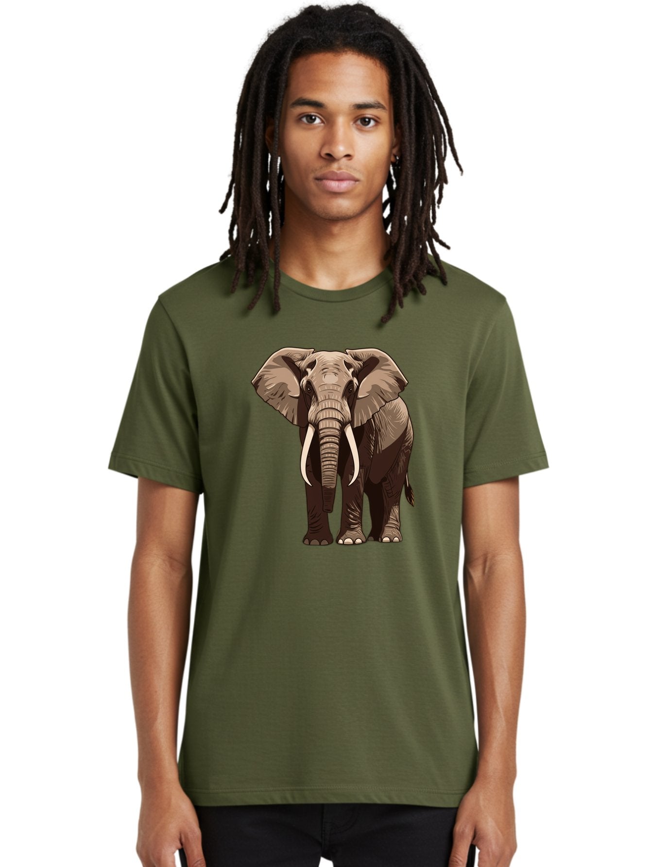Elephant Men'S Graphic Tee, 100% Cotton, Comfortable Casual Summer Wear, Machine Washable, Vintage Camera, Old Camera, Antique Camera, Black Camera, Classic Photography, Photography Equipment, Nostalgic Device, Film Camera, Camera Art Bam375 21
