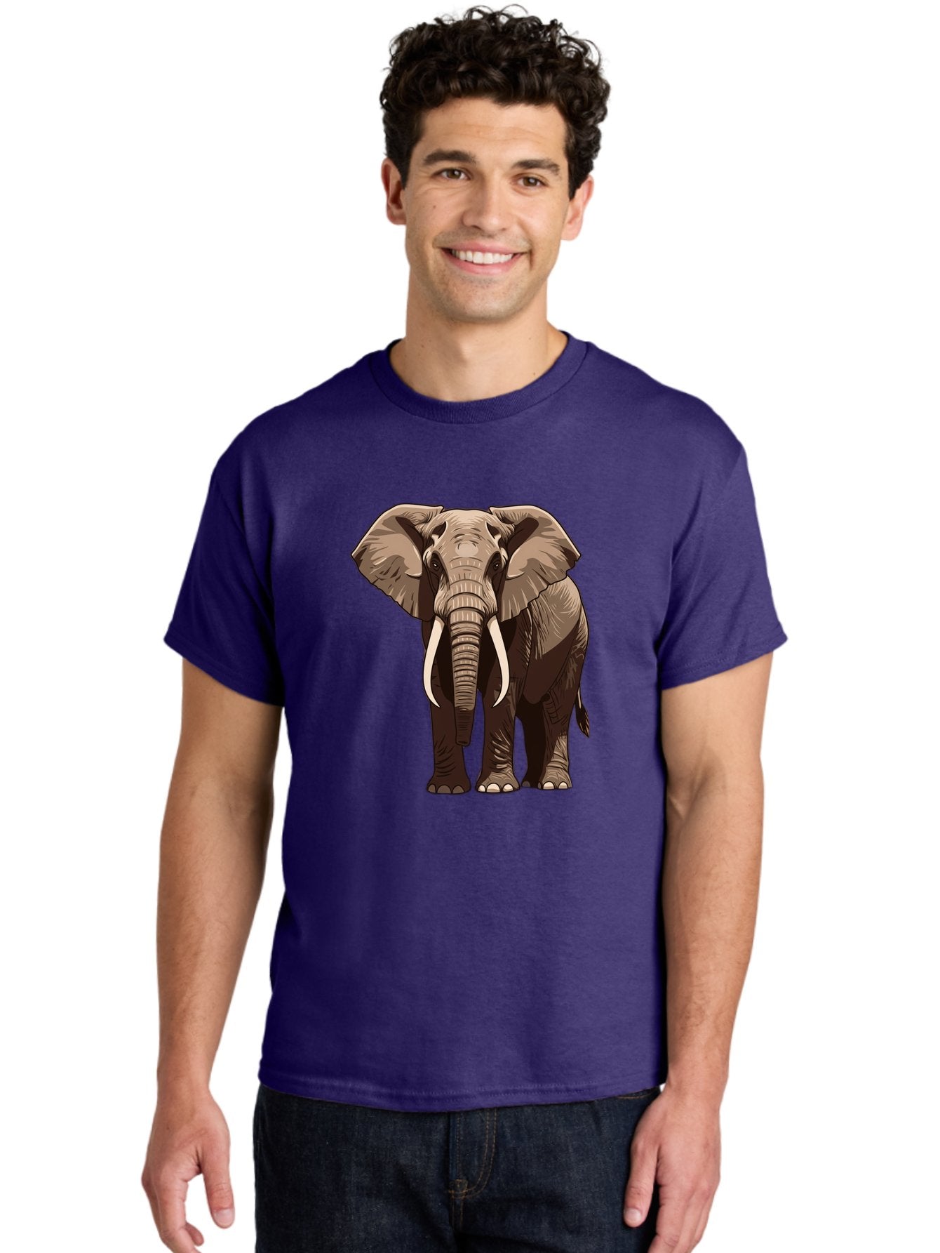 Elephant Men'S Graphic Tee, 100% Cotton, Comfortable Casual Summer Wear, Machine Washable, Vintage Camera, Old Camera, Antique Camera, Black Camera, Classic Photography, Photography Equipment, Nostalgic Device, Film Camera, Camera Art Bam375 17