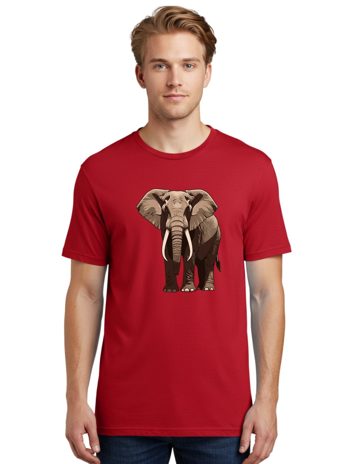 Elephant Men'S Graphic Tee, 100% Cotton, Comfortable Casual Summer Wear, Machine Washable, Vintage Camera, Old Camera, Antique Camera, Black Camera, Classic Photography, Photography Equipment, Nostalgic Device, Film Camera, Camera Art Bam375 22