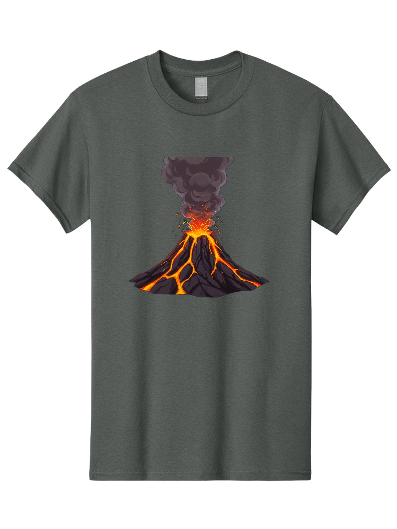 Erupting-Volcano Men'S Graphic Tee, 100% Cotton, Comfortable Casual Summer Wear, Machine Washable, Vintage Camera, Old Camera, Antique Camera, Black Camera, Classic Photography, Photography Equipment, Nostalgic Device, Film Camera, Camera Art Bam384 8