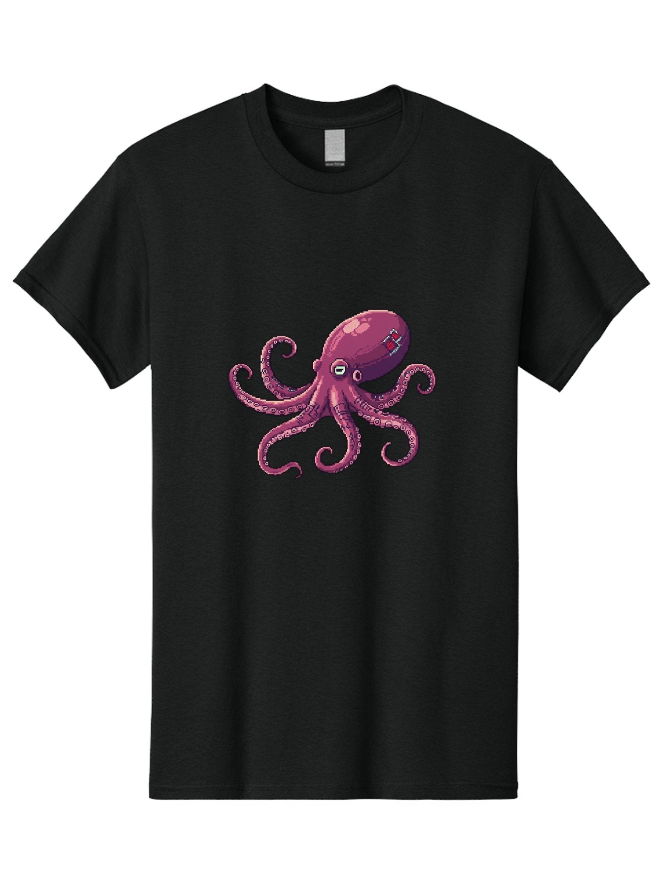 Fabled-Octopus Men'S Graphic Tee, 100% Cotton, Comfortable Casual Summer Wear, Machine Washable, Vintage Camera, Old Camera, Antique Camera, Black Camera, Classic Photography, Photography Equipment, Nostalgic Device, Film Camera, Camera Art Bam387