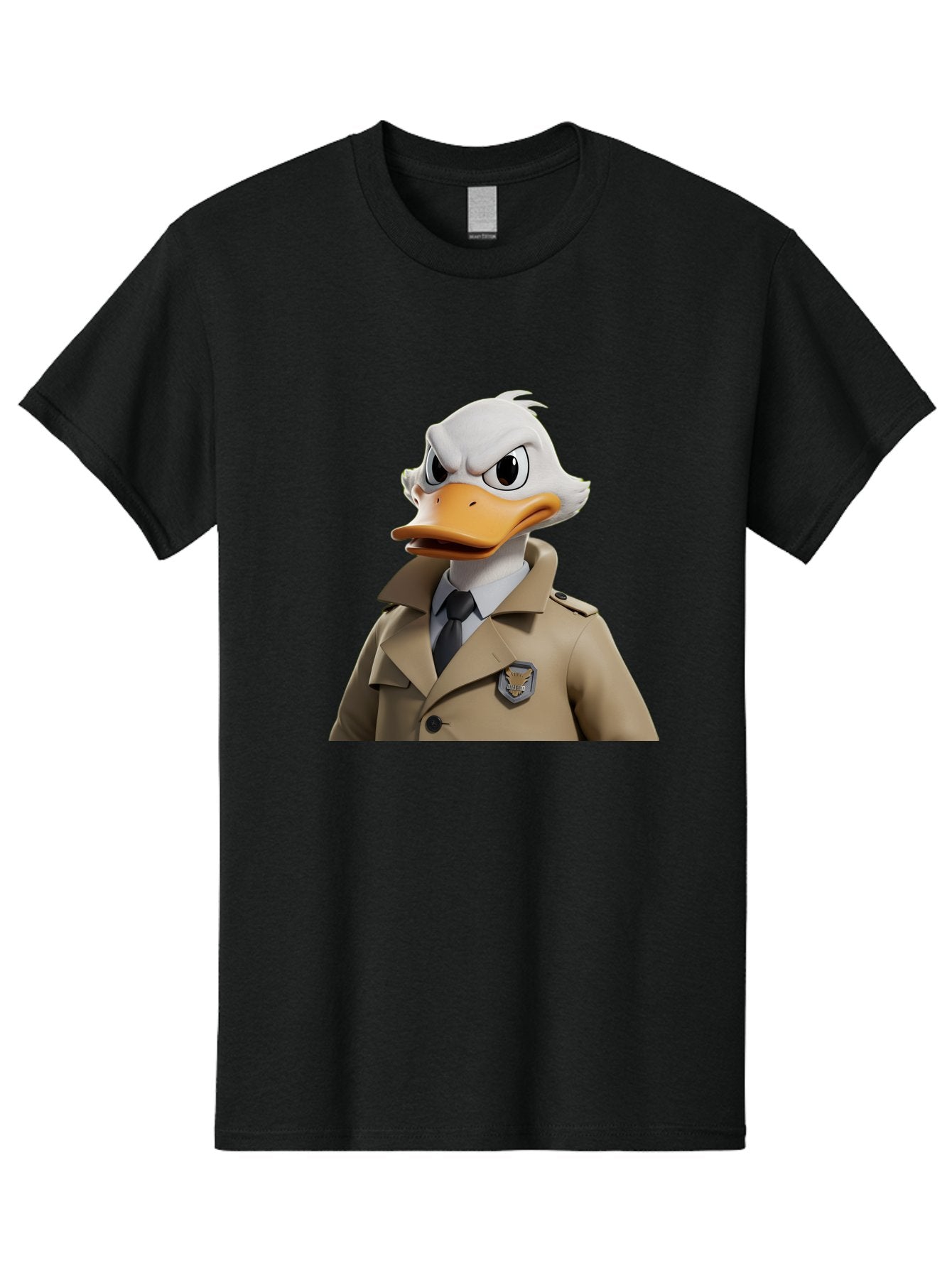 Fbi-Duck Men'S Graphic Tee, 100% Cotton, Comfortable Casual Summer Wear, Machine Washable, Vintage Camera, Old Camera, Antique Camera, Black Camera, Classic Photography, Photography Equipment, Nostalgic Device, Film Camera, Camera Art Bam392 4