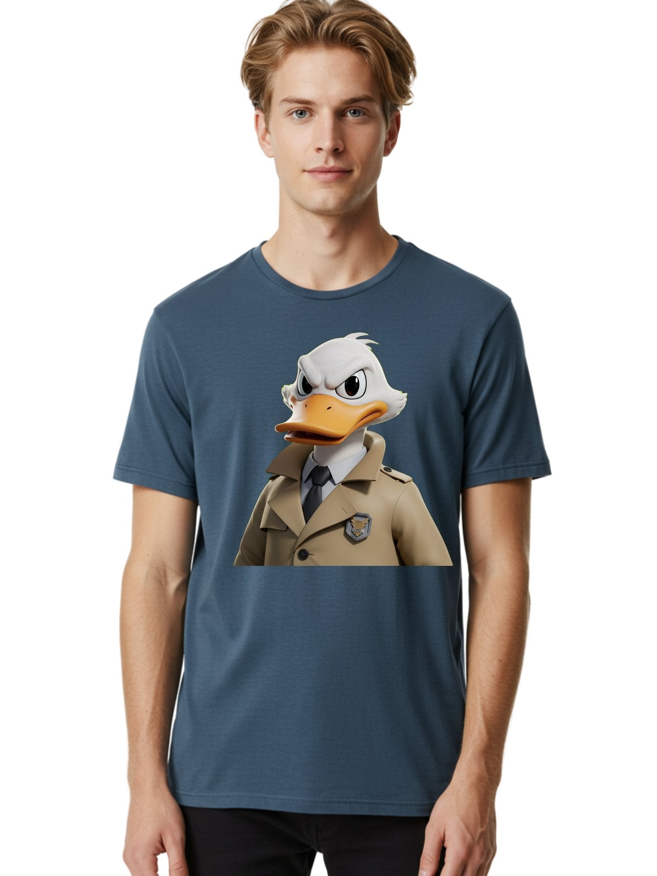 Fbi-Duck Men'S Graphic Tee, 100% Cotton, Comfortable Casual Summer Wear, Machine Washable, Vintage Camera, Old Camera, Antique Camera, Black Camera, Classic Photography, Photography Equipment, Nostalgic Device, Film Camera, Camera Art Bam392 28