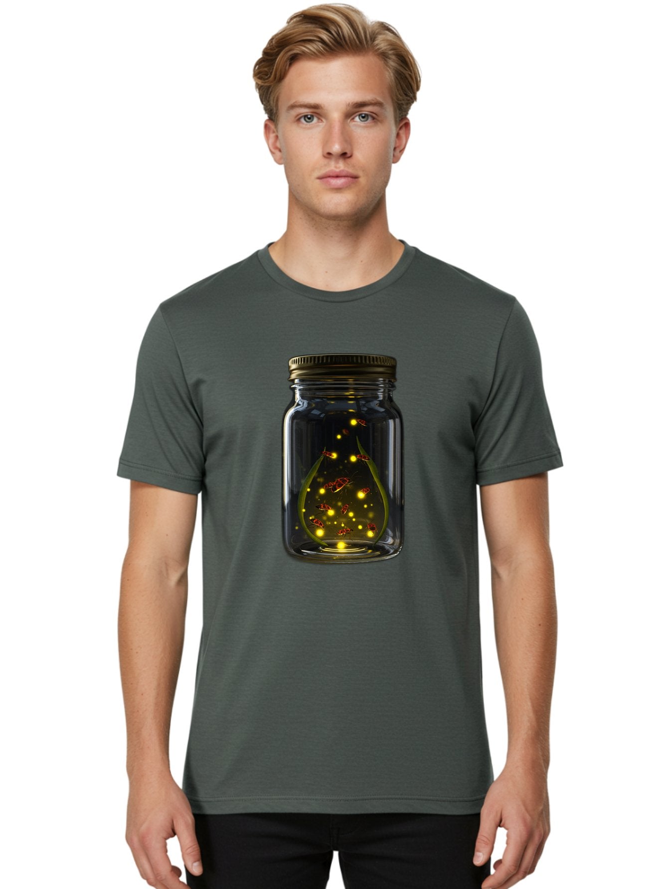 Fireflies-In-A-Jar Men'S Graphic Tee, 100% Cotton, Comfortable Casual Summer Wear, Machine Washable, Vintage Camera, Old Camera, Antique Camera, Black Camera, Classic Photography, Photography Equipment, Nostalgic Device, Film Camera, Bam398 19