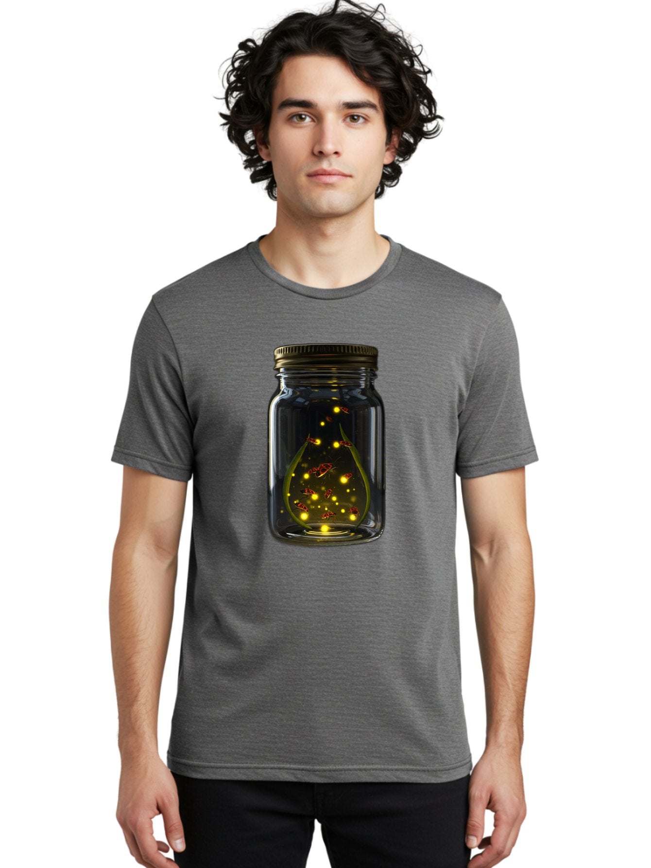 Fireflies-In-A-Jar Men'S Graphic Tee, 100% Cotton, Comfortable Casual Summer Wear, Machine Washable, Vintage Camera, Old Camera, Antique Camera, Black Camera, Classic Photography, Photography Equipment, Nostalgic Device, Film Camera, Bam398 27