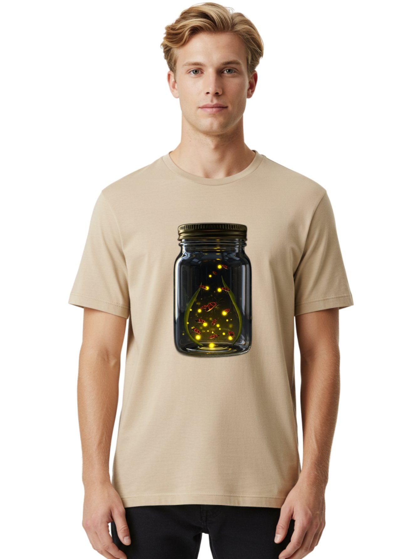 Fireflies-In-A-Jar Men'S Graphic Tee, 100% Cotton, Comfortable Casual Summer Wear, Machine Washable, Vintage Camera, Old Camera, Antique Camera, Black Camera, Classic Photography, Photography Equipment, Nostalgic Device, Film Camera, Bam398 30