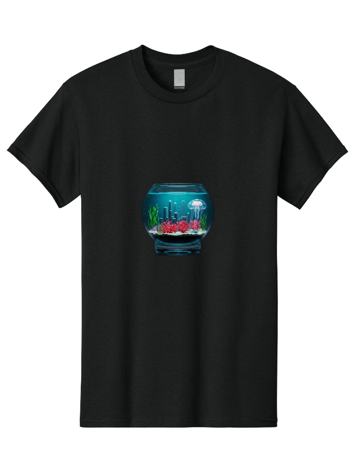 Fish-Bowl-Cityscape Men'S Graphic Tee, 100% Cotton, Comfortable Casual Summer Wear, Machine Washable, Vintage Camera, Old Camera, Antique Camera, Black Camera, Classic Photography, Photography Equipment, Nostalgic Device, Film Camera, Bam399 13