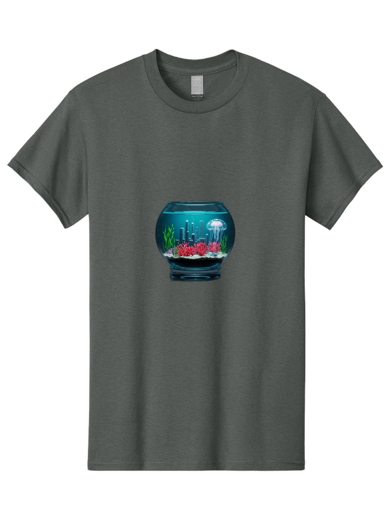 Fish-Bowl-Cityscape Men'S Graphic Tee, 100% Cotton, Comfortable Casual Summer Wear, Machine Washable, Vintage Camera, Old Camera, Antique Camera, Black Camera, Classic Photography, Photography Equipment, Nostalgic Device, Film Camera, Bam399 7