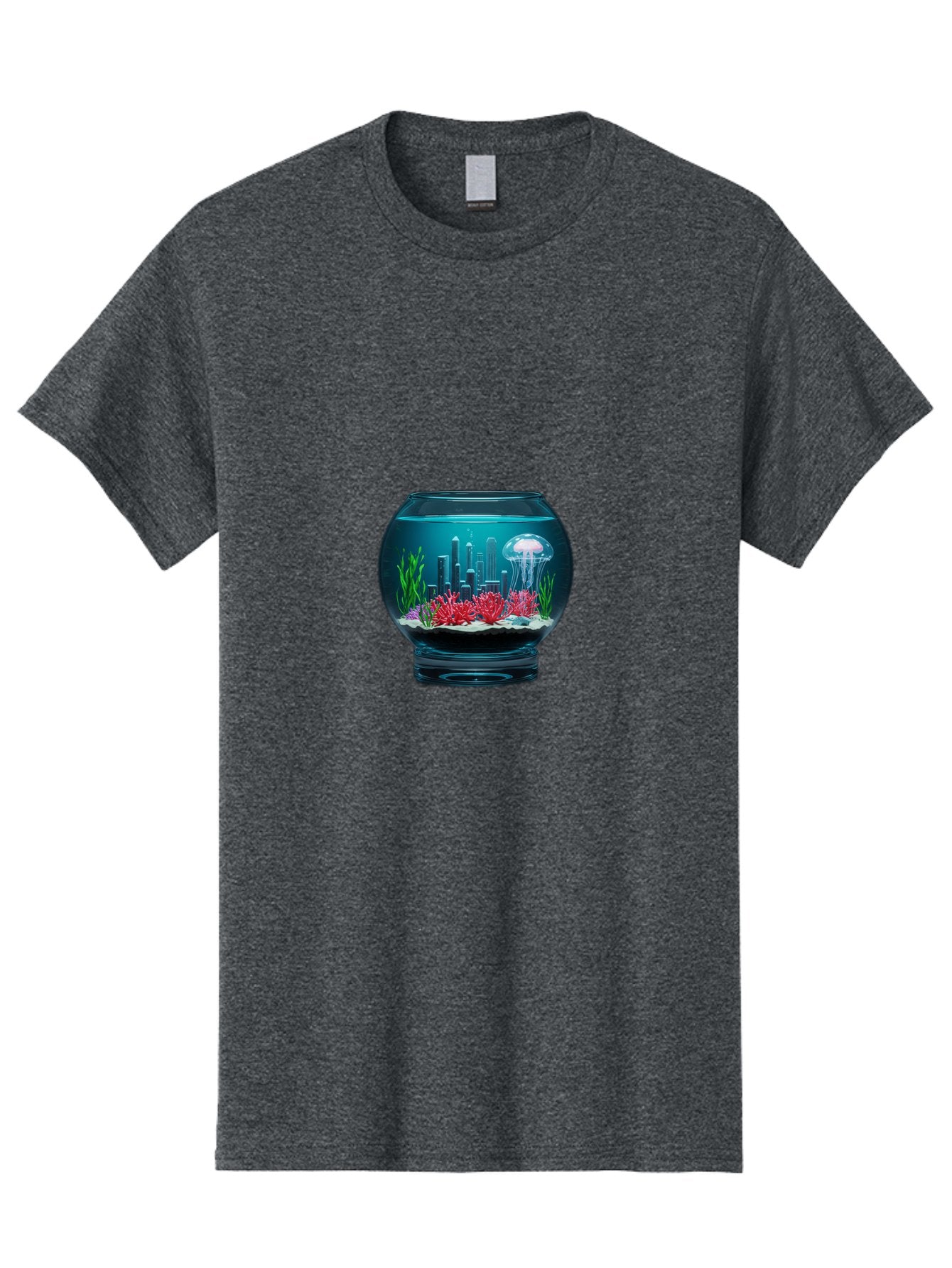 Fish-Bowl-Cityscape Men'S Graphic Tee, 100% Cotton, Comfortable Casual Summer Wear, Machine Washable, Vintage Camera, Old Camera, Antique Camera, Black Camera, Classic Photography, Photography Equipment, Nostalgic Device, Film Camera, Bam399