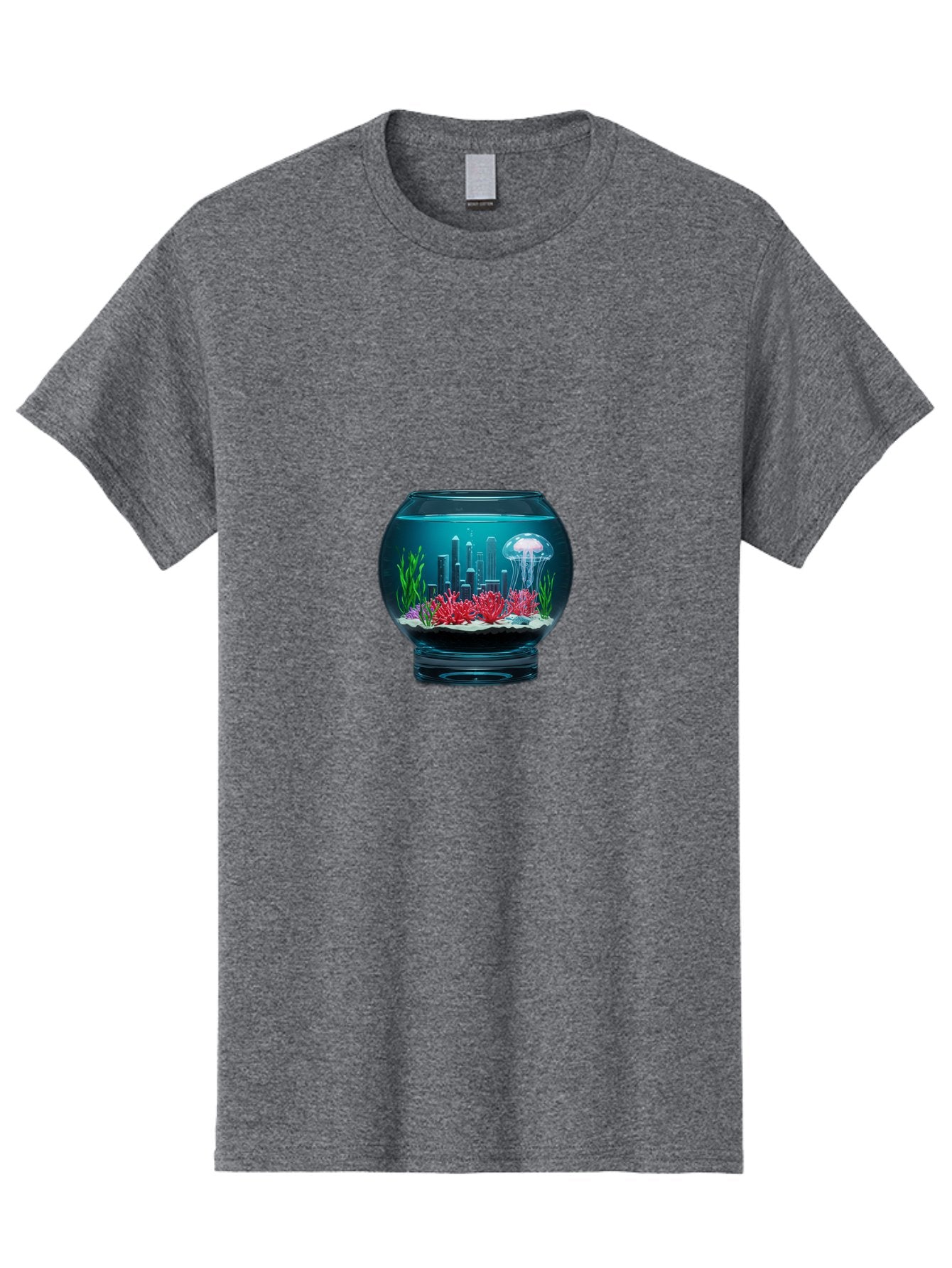 Fish-Bowl-Cityscape Men'S Graphic Tee, 100% Cotton, Comfortable Casual Summer Wear, Machine Washable, Vintage Camera, Old Camera, Antique Camera, Black Camera, Classic Photography, Photography Equipment, Nostalgic Device, Film Camera, Bam399 9