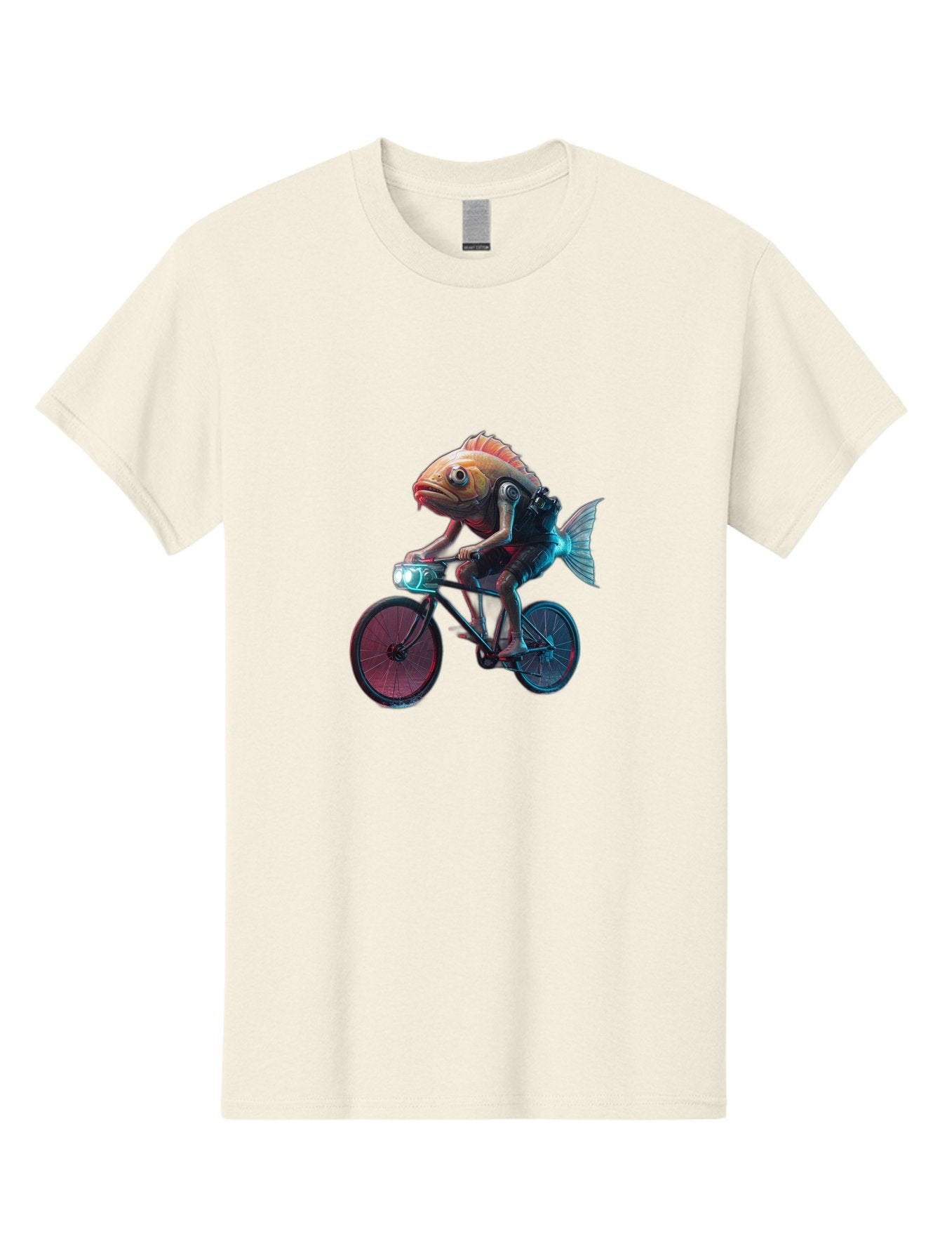 Fish-On-Bicycle-1 Men'S Graphic Tee, 100% Cotton, Comfortable Casual Summer Wear, Machine Washable, Vintage Camera, Old Camera, Antique Camera, Black Camera, Classic Photography, Photography Equipment, Nostalgic Device, Film Camera, Camera Art Bam401 15
