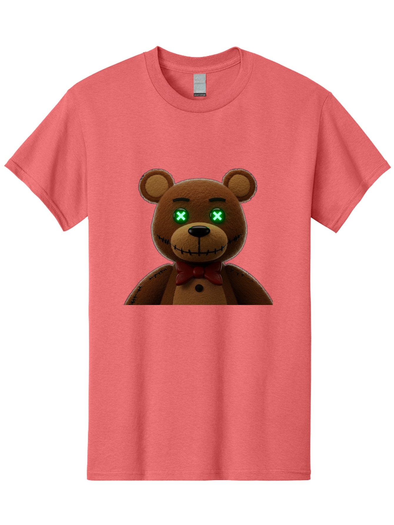 Five-Nights-At-Freddy-S-Bear Men'S Graphic Tee, 100% Cotton, Comfortable Casual Summer Wear, Machine Washable, Vintage Camera, Old Camera, Antique Camera, Black Camera, Classic Photography, Photography Equipment, Nostalgic Device, Film Camera, Bam406