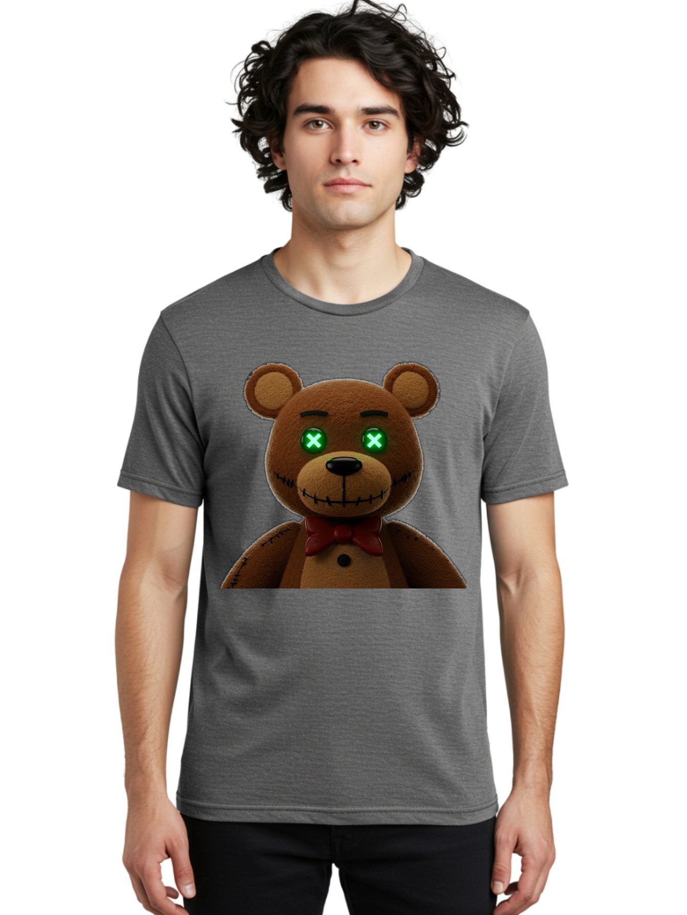 Five-Nights-At-Freddy-S-Bear Men'S Graphic Tee, 100% Cotton, Comfortable Casual Summer Wear, Machine Washable, Vintage Camera, Old Camera, Antique Camera, Black Camera, Classic Photography, Photography Equipment, Nostalgic Device, Film Camera, Bam406 22