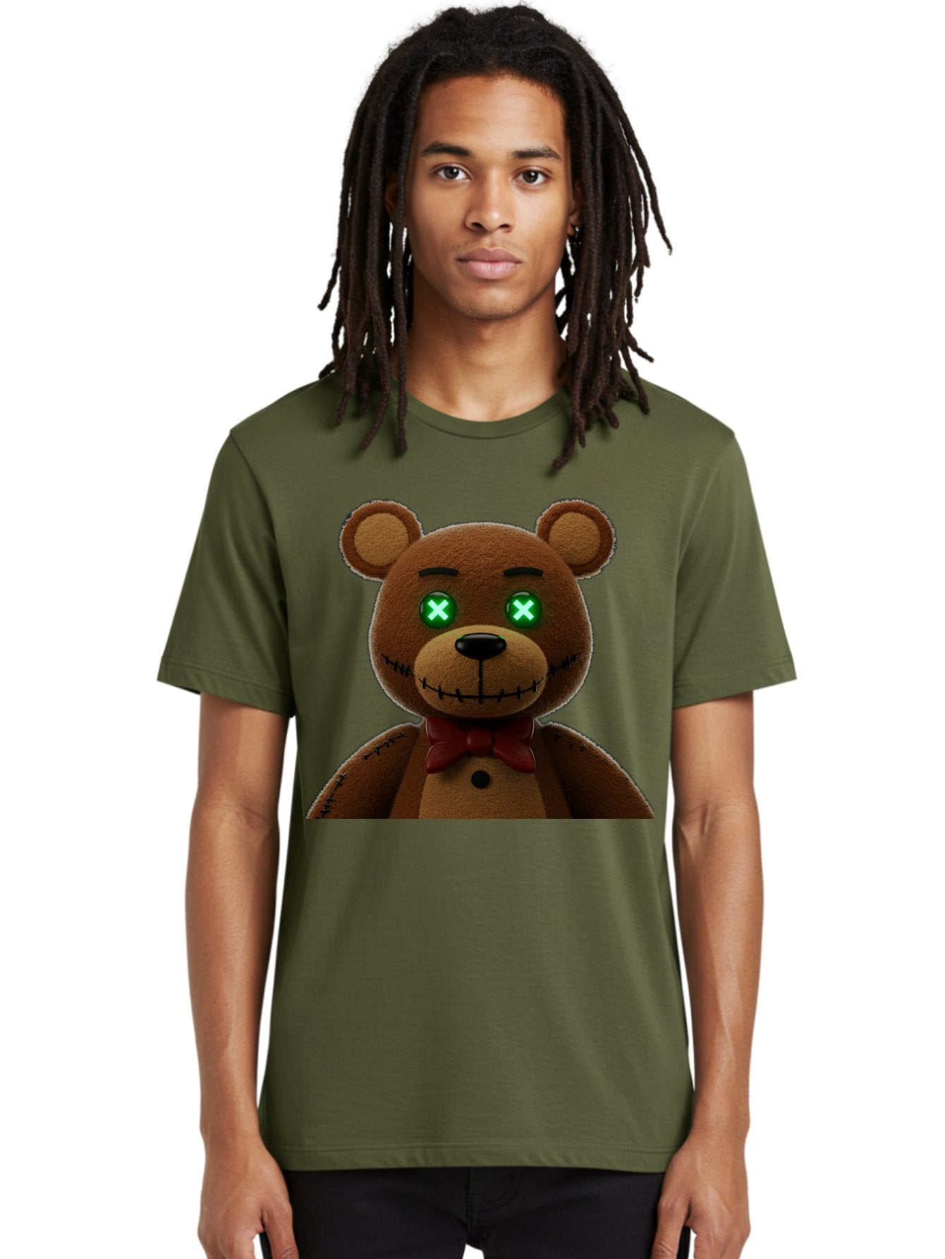 Five-Nights-At-Freddy-S-Bear Men'S Graphic Tee, 100% Cotton, Comfortable Casual Summer Wear, Machine Washable, Vintage Camera, Old Camera, Antique Camera, Black Camera, Classic Photography, Photography Equipment, Nostalgic Device, Film Camera, Bam406 24