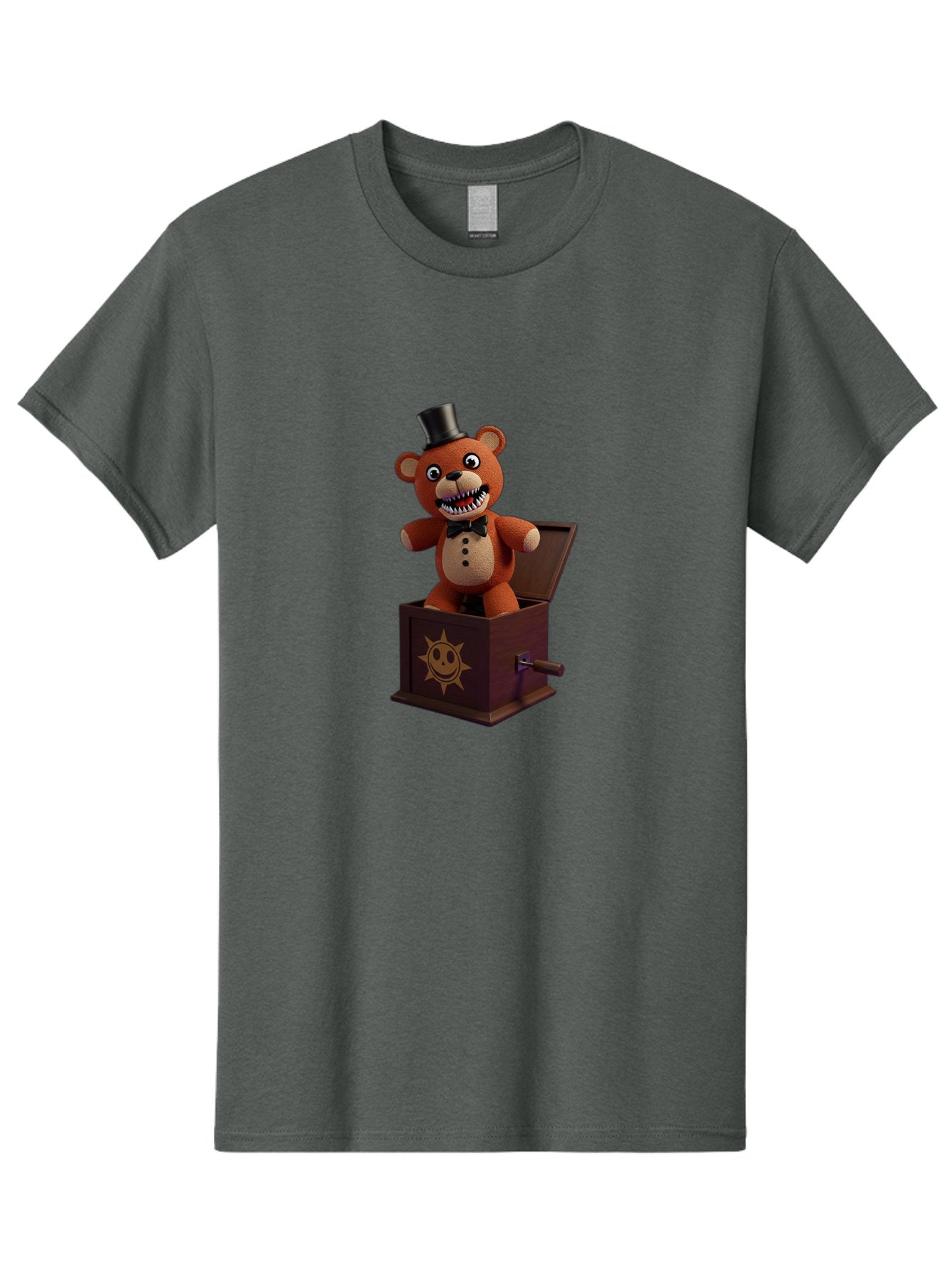 Five-Nights-At-Freddy-S-Jack-In-The-Box Men'S Graphic Tee, 100% Cotton, Comfortable Casual Summer Wear, Machine Washable, Vintage Camera, Old Camera, Antique Camera, Black Camera, Classic Photography, Photography Equipment, Nostalgic Device, Bam407 5