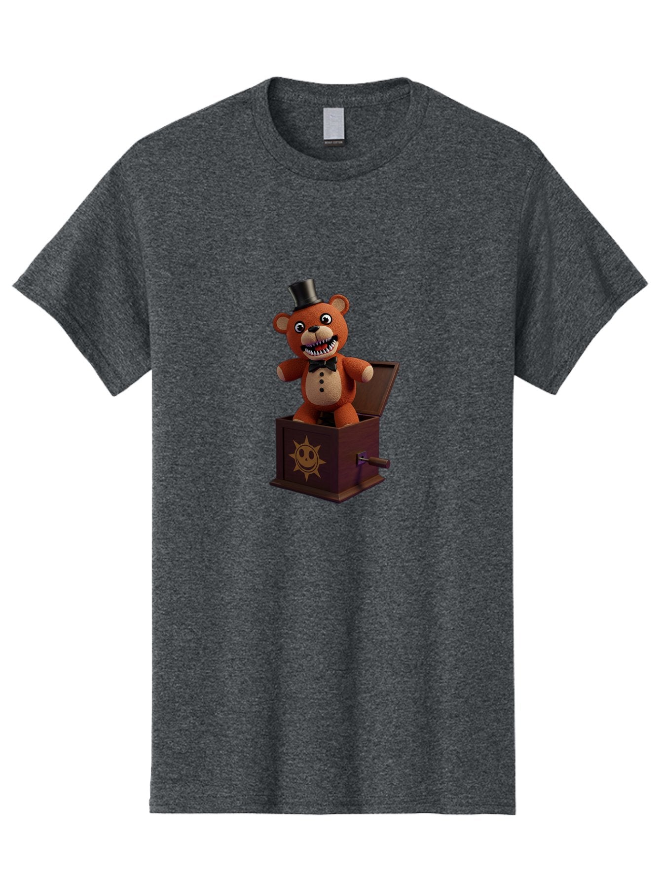 Five-Nights-At-Freddy-S-Jack-In-The-Box Men'S Graphic Tee, 100% Cotton, Comfortable Casual Summer Wear, Machine Washable, Vintage Camera, Old Camera, Antique Camera, Black Camera, Classic Photography, Photography Equipment, Nostalgic Device, Bam407 3