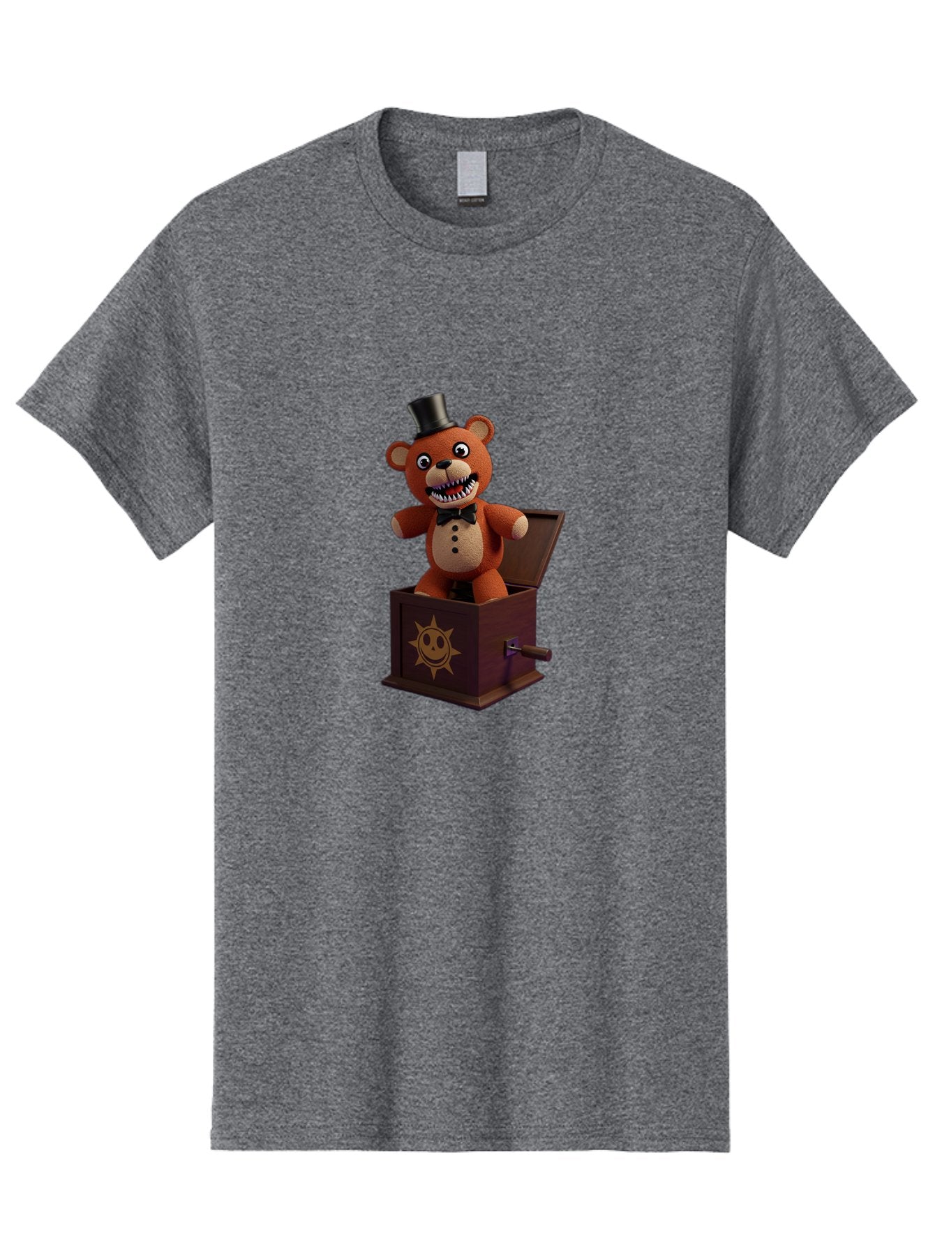 Five-Nights-At-Freddy-S-Jack-In-The-Box Men'S Graphic Tee, 100% Cotton, Comfortable Casual Summer Wear, Machine Washable, Vintage Camera, Old Camera, Antique Camera, Black Camera, Classic Photography, Photography Equipment, Nostalgic Device, Bam407 12