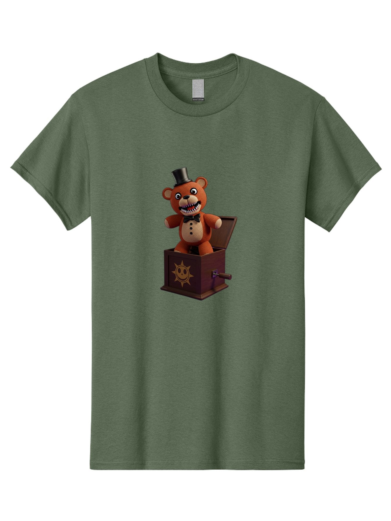 Five-Nights-At-Freddy-S-Jack-In-The-Box Men'S Graphic Tee, 100% Cotton, Comfortable Casual Summer Wear, Machine Washable, Vintage Camera, Old Camera, Antique Camera, Black Camera, Classic Photography, Photography Equipment, Nostalgic Device, Bam407 15