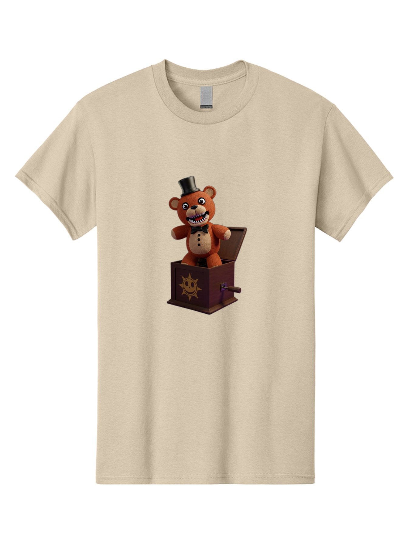 Five-Nights-At-Freddy-S-Jack-In-The-Box Men'S Graphic Tee, 100% Cotton, Comfortable Casual Summer Wear, Machine Washable, Vintage Camera, Old Camera, Antique Camera, Black Camera, Classic Photography, Photography Equipment, Nostalgic Device, Bam407 4