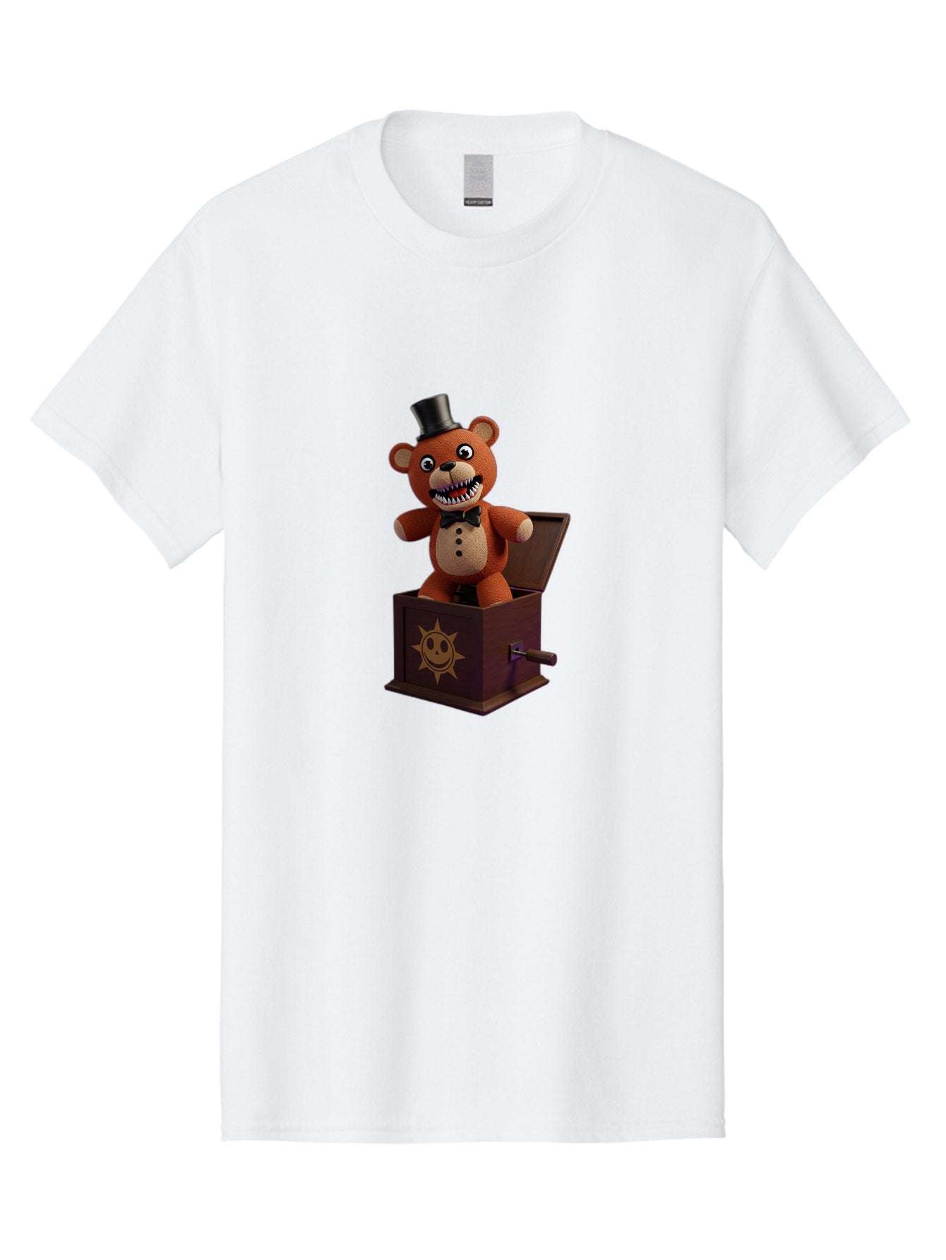 Five-Nights-At-Freddy-S-Jack-In-The-Box Men'S Graphic Tee, 100% Cotton, Comfortable Casual Summer Wear, Machine Washable, Vintage Camera, Old Camera, Antique Camera, Black Camera, Classic Photography, Photography Equipment, Nostalgic Device, Bam407 8
